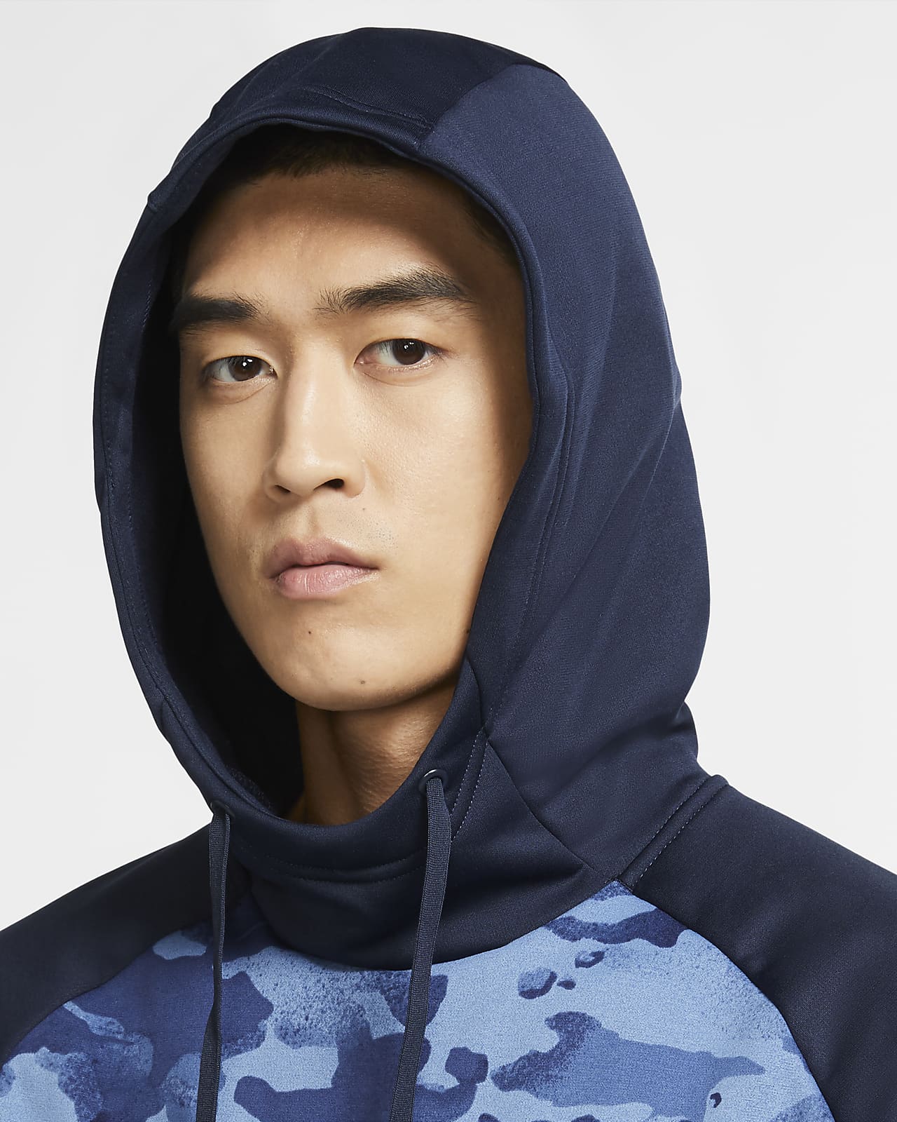 nike dry men's camo training hoodie