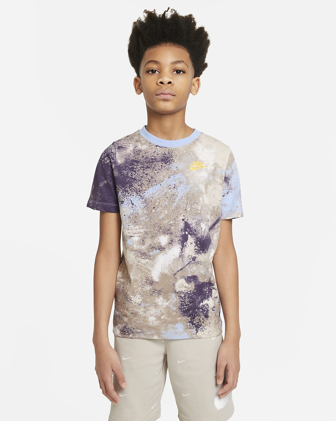 Nike Sportswear Big Kids' (Boys') Printed T-Shirt