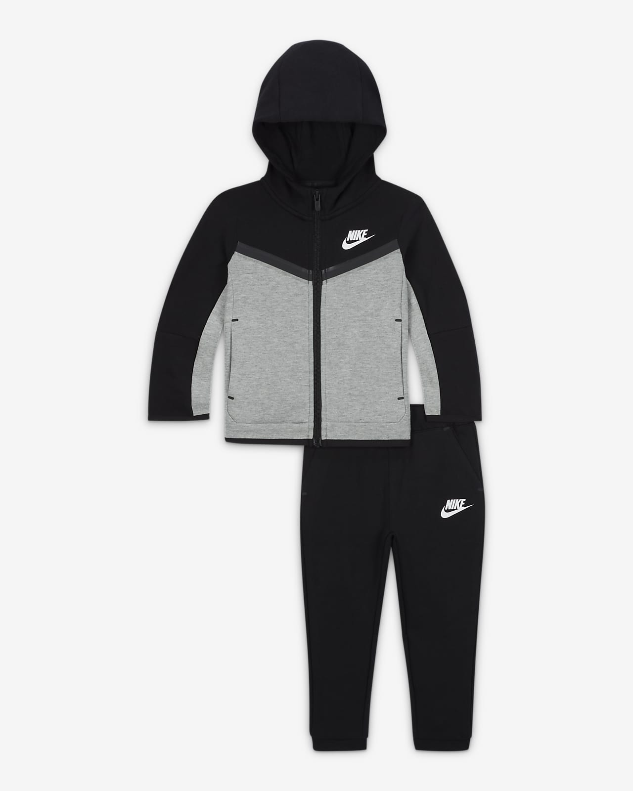 Nike Sportswear Tech Fleece Baby (12-24M) Zip Hoodie and Pants Set ...