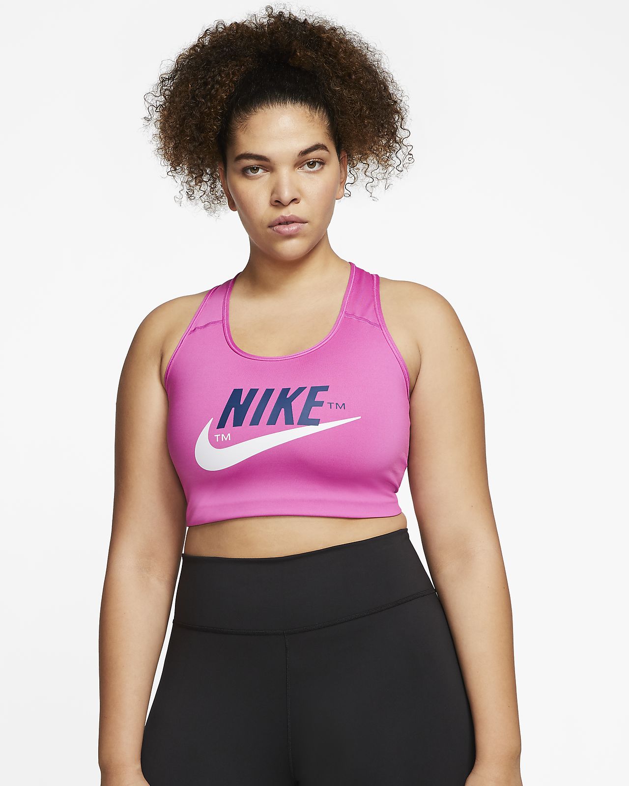 plus size nike crop top