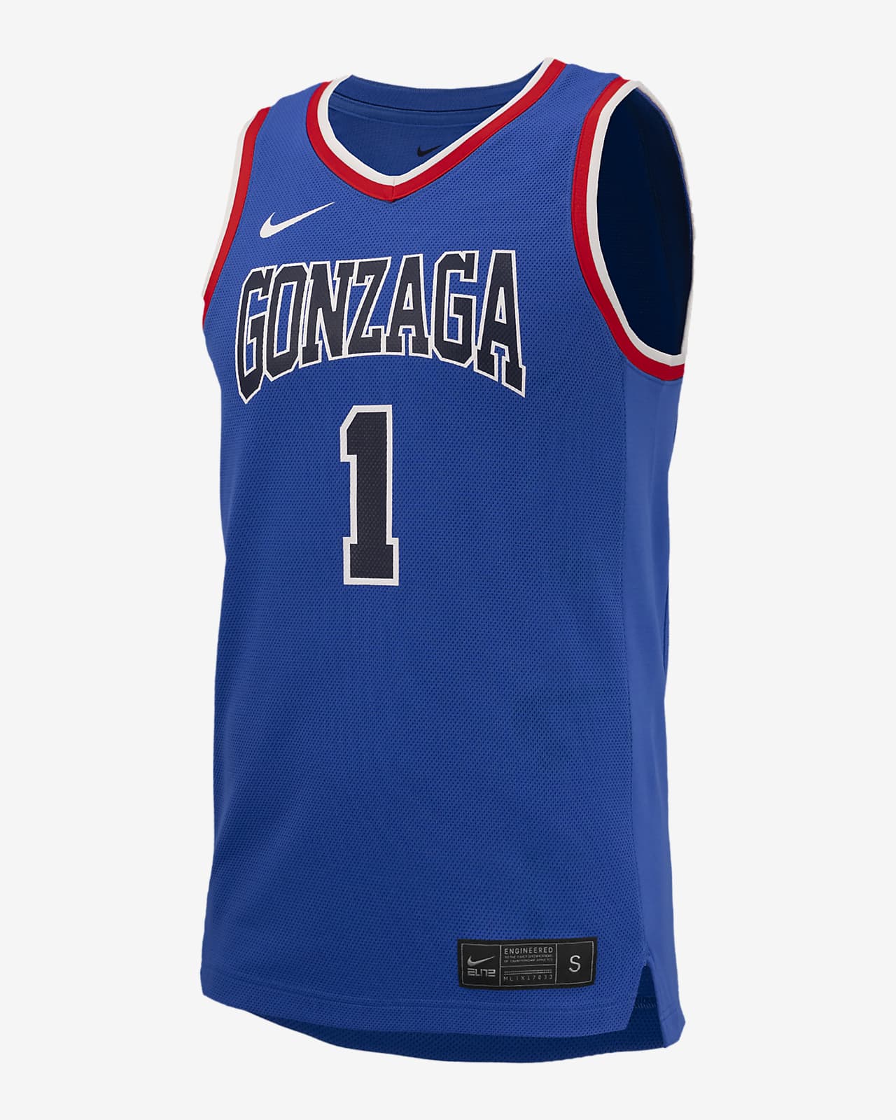 Jersey de básquetbol universitario Nike Replica para hombre Gonzaga