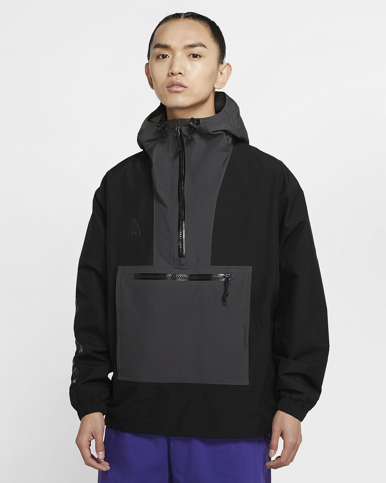 nike acg woven hooded jacket