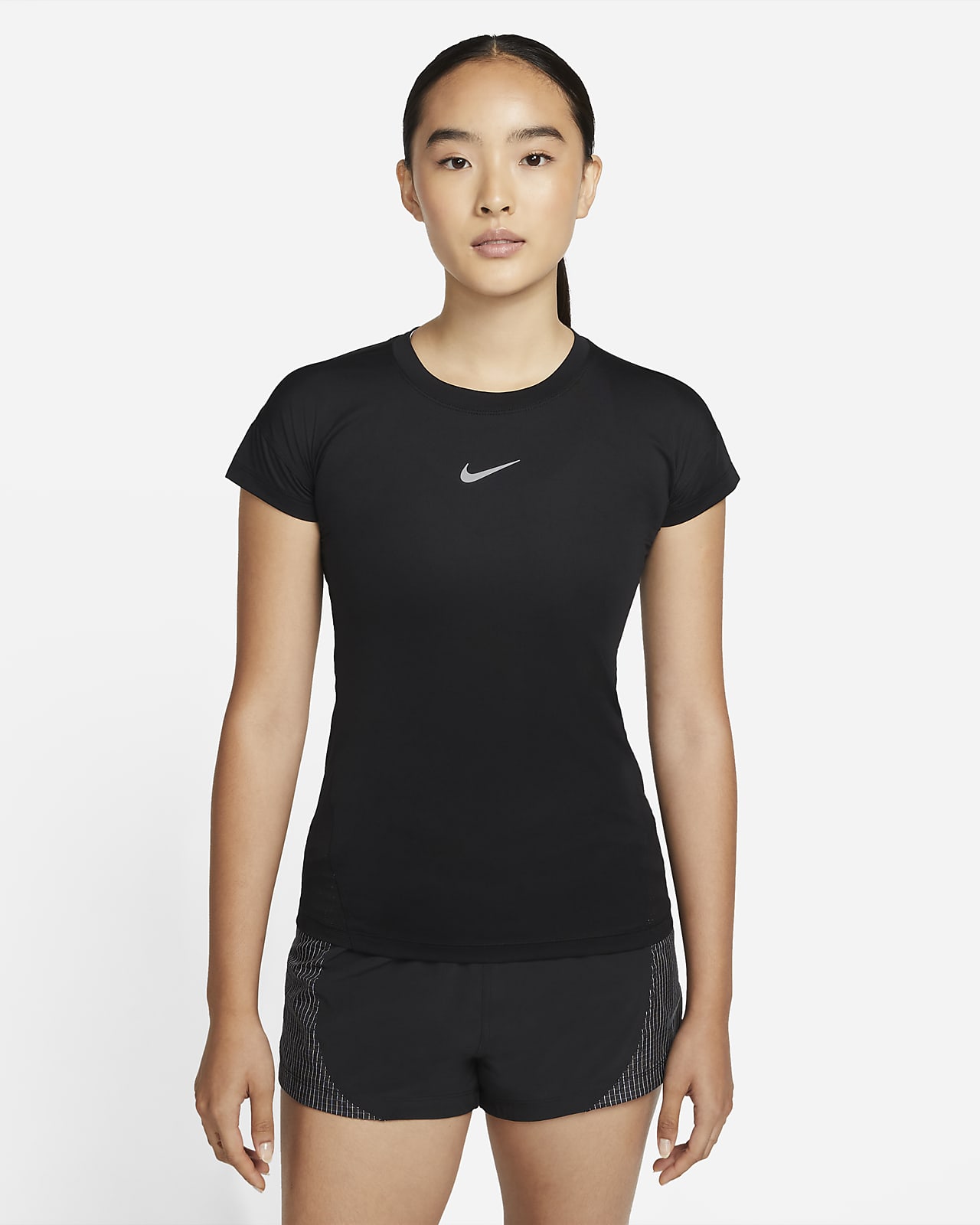 เสื้อวิ่งแขนสั้นผู้หญิง Nike Dri-FIT Run Division