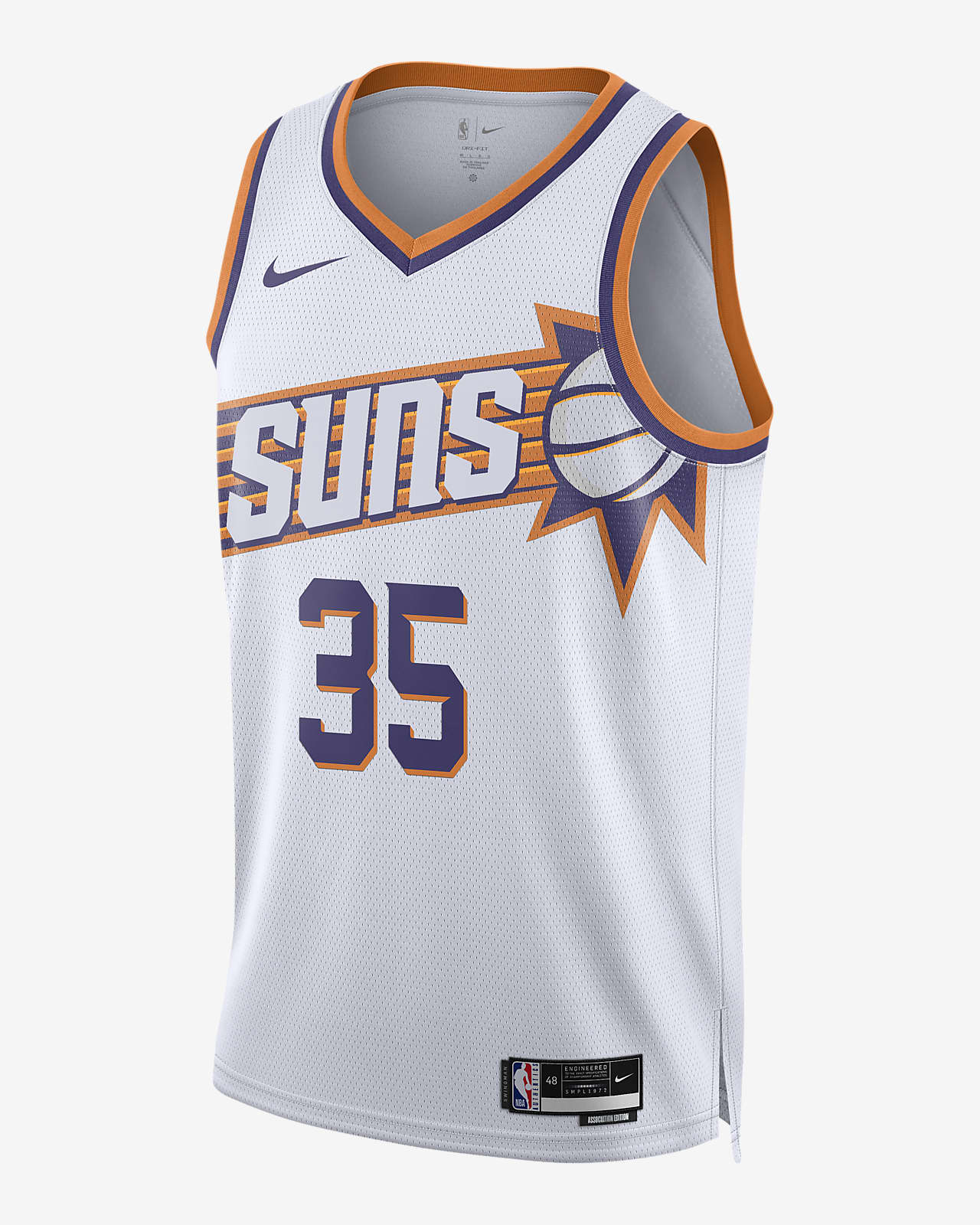 เสื้อแข่งผู้ชาย Nike Dri-FIT NBA Swingman Phoenix Suns Association Edition 2023/24