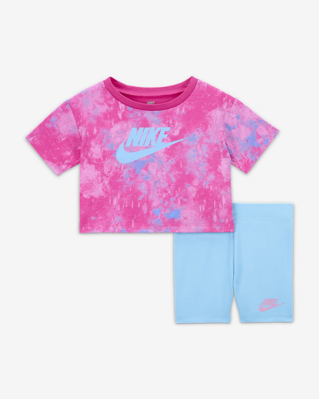 Conjunto de shorts de 2 piezas para bebé Nike (12-24 M)