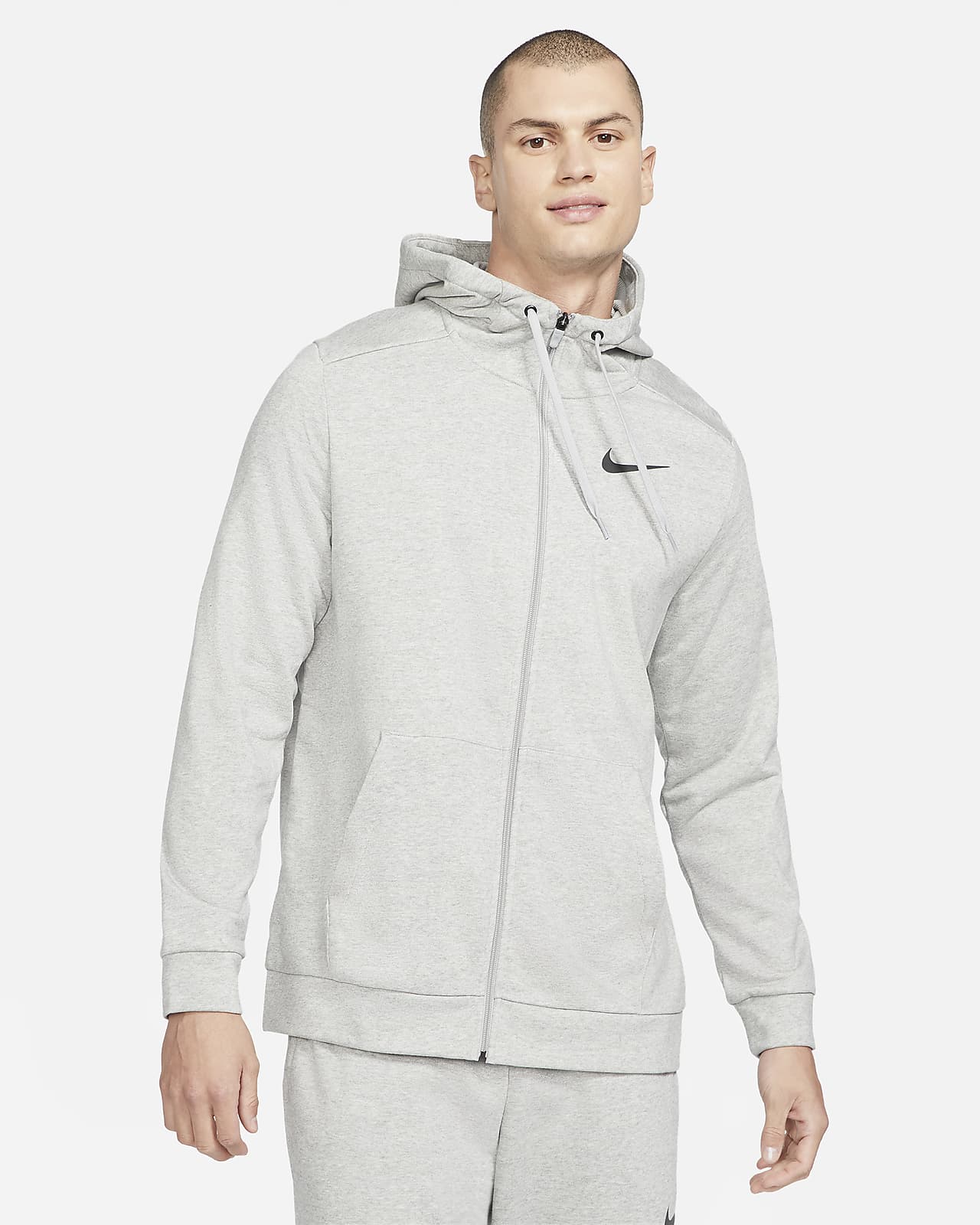 Casaco de fitness Dri-FIT com fecho completo e capuz Nike Dry para homem