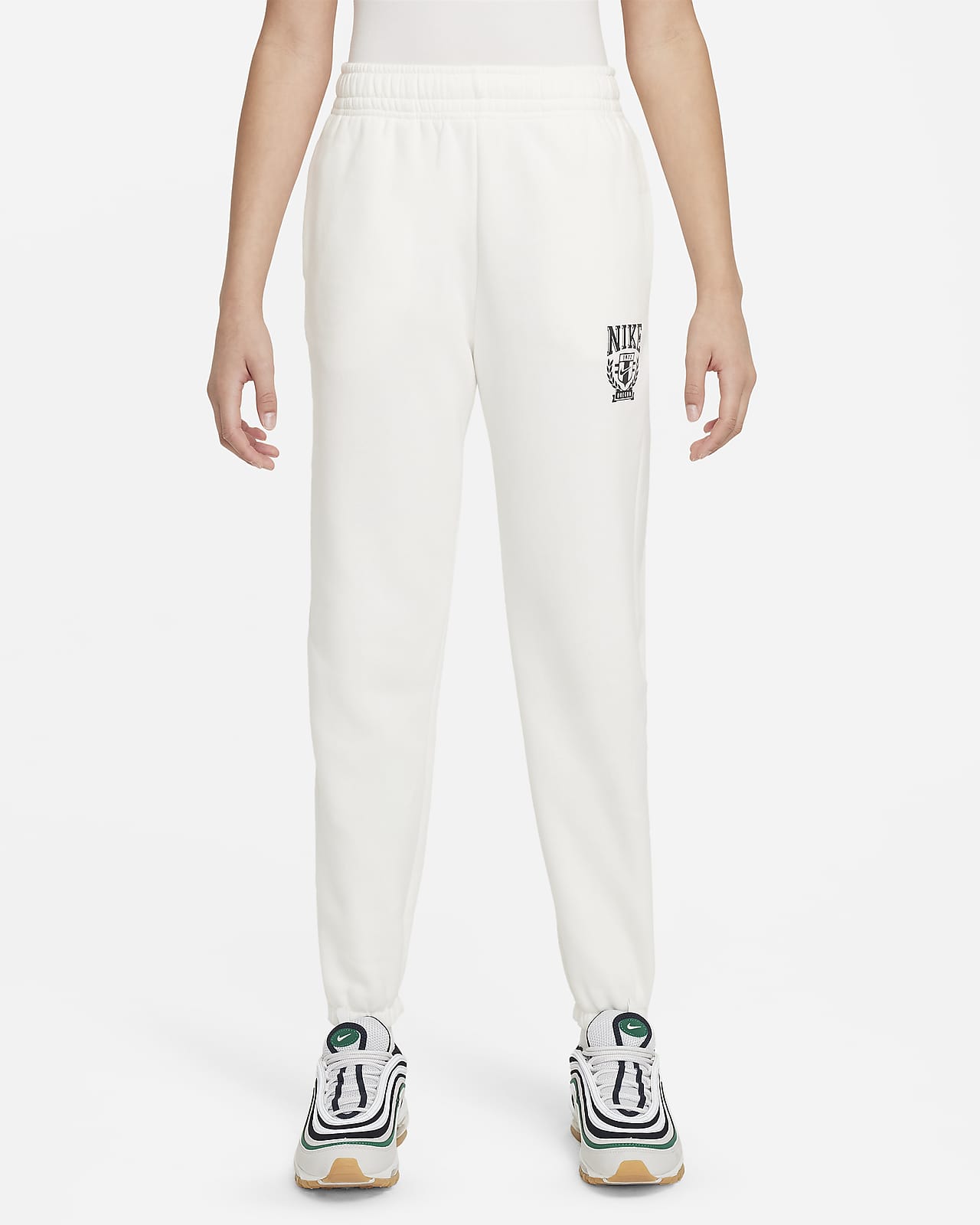 กางเกงขายาวผ้าฟลีซขนาดโอเวอร์ไซส์เด็กโต Nike Sportswear (หญิง)