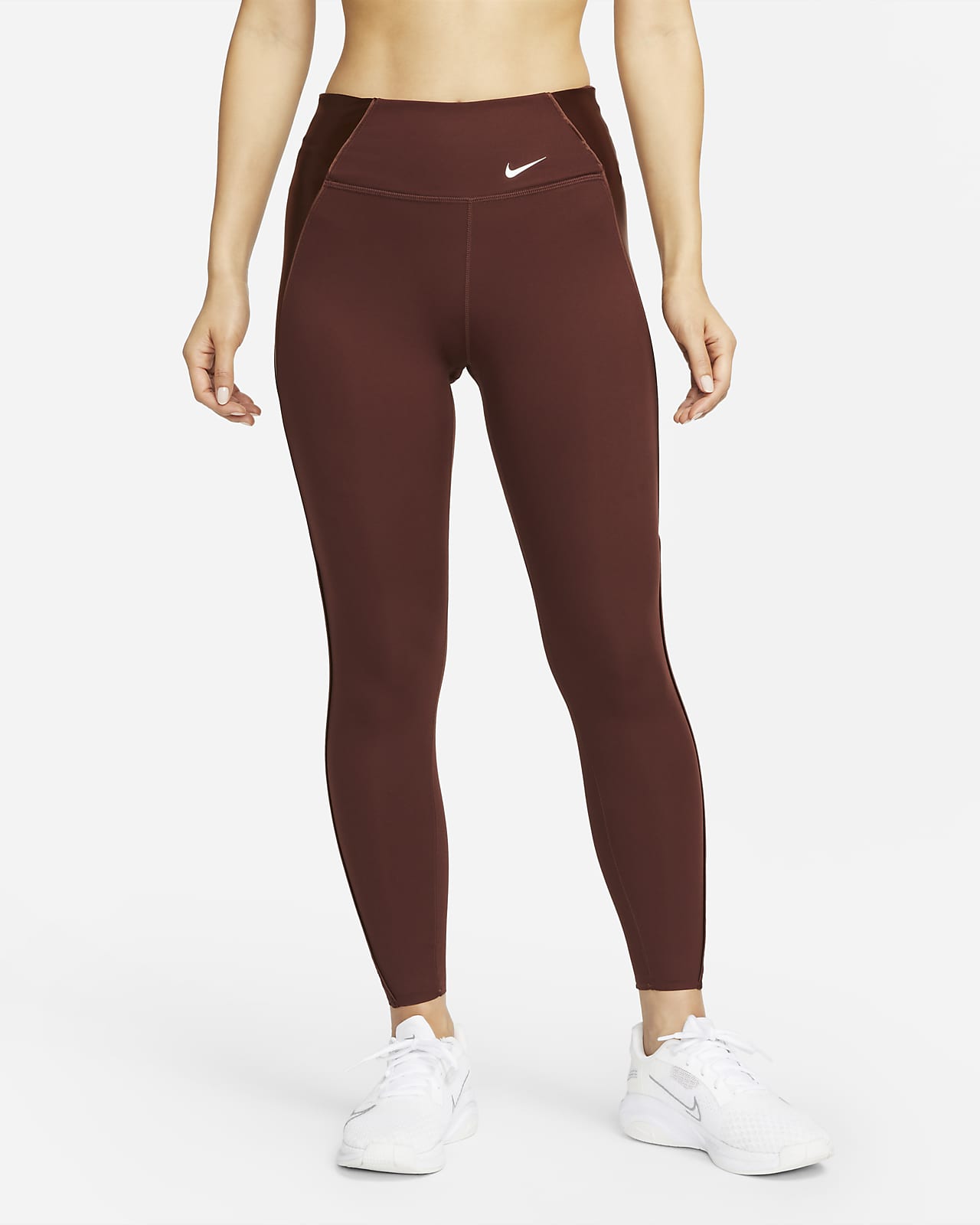 Nike Dri-FIT One Luxe Icon Clash 女款中腰九分印花內搭褲
