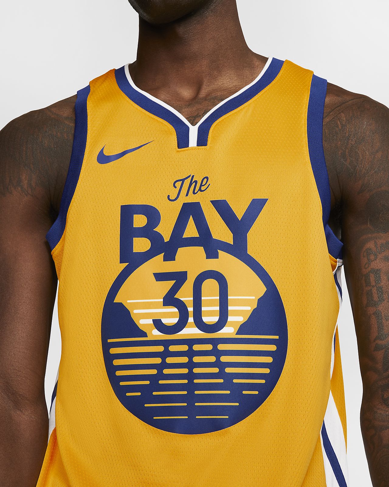 steph curry the bay jersey