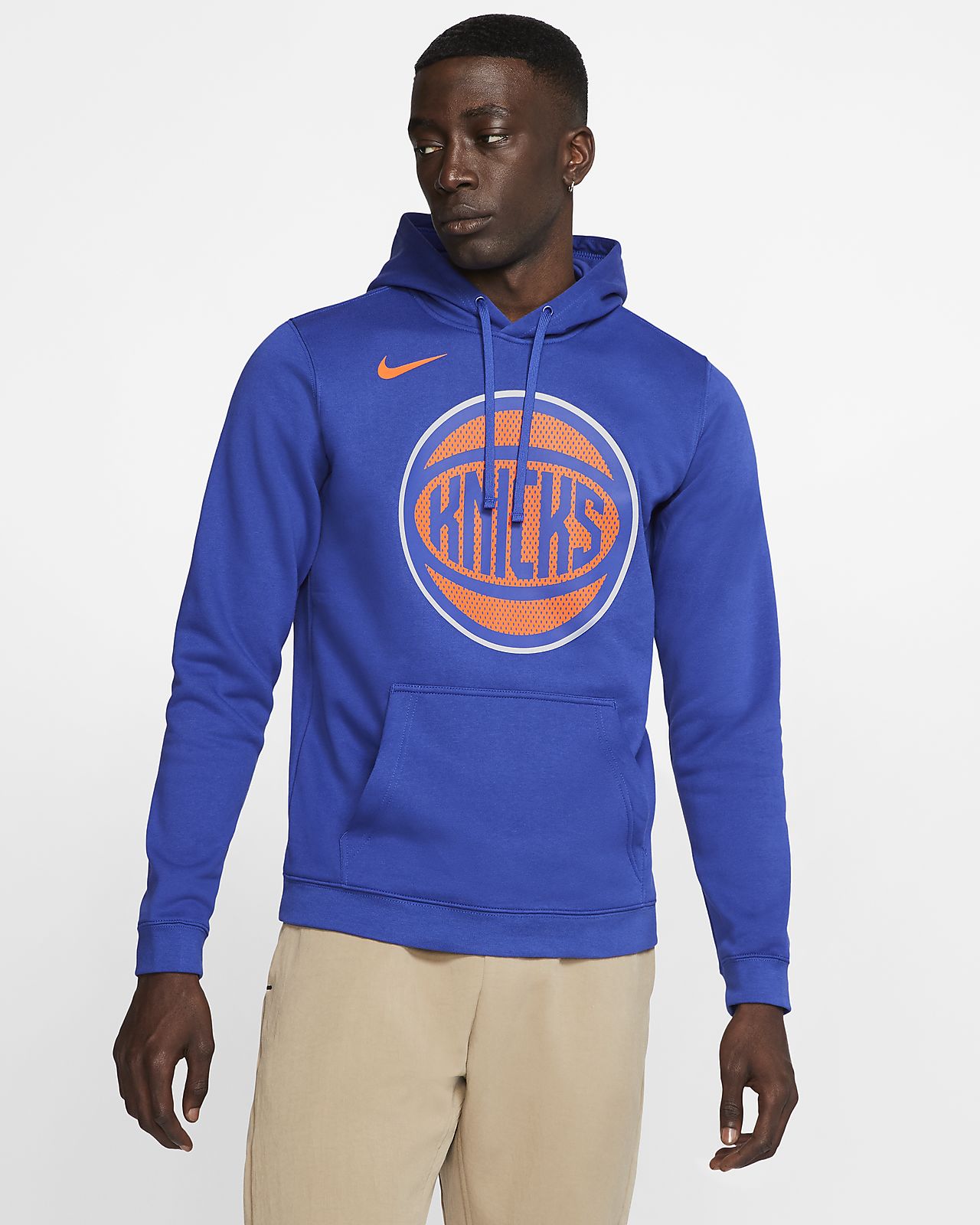 Sweat à capuche Nike NBA New York Knicks Logo pour Homme. Nike MA