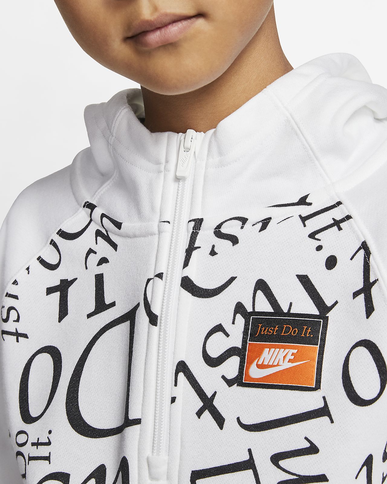 nike just do it hoodie grey