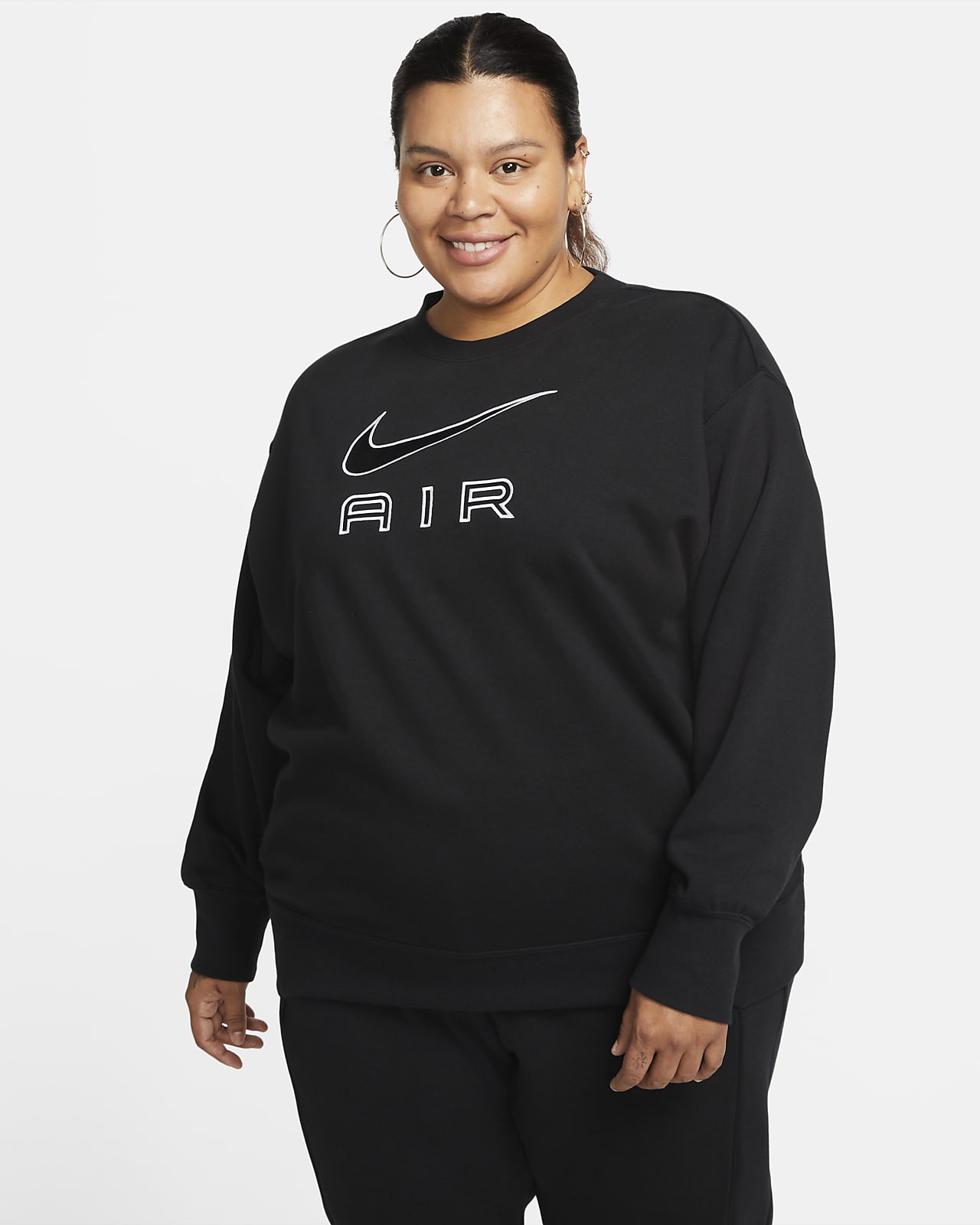 Nike Air Women's French Terry Crew Sweatshirt (Plus Size)