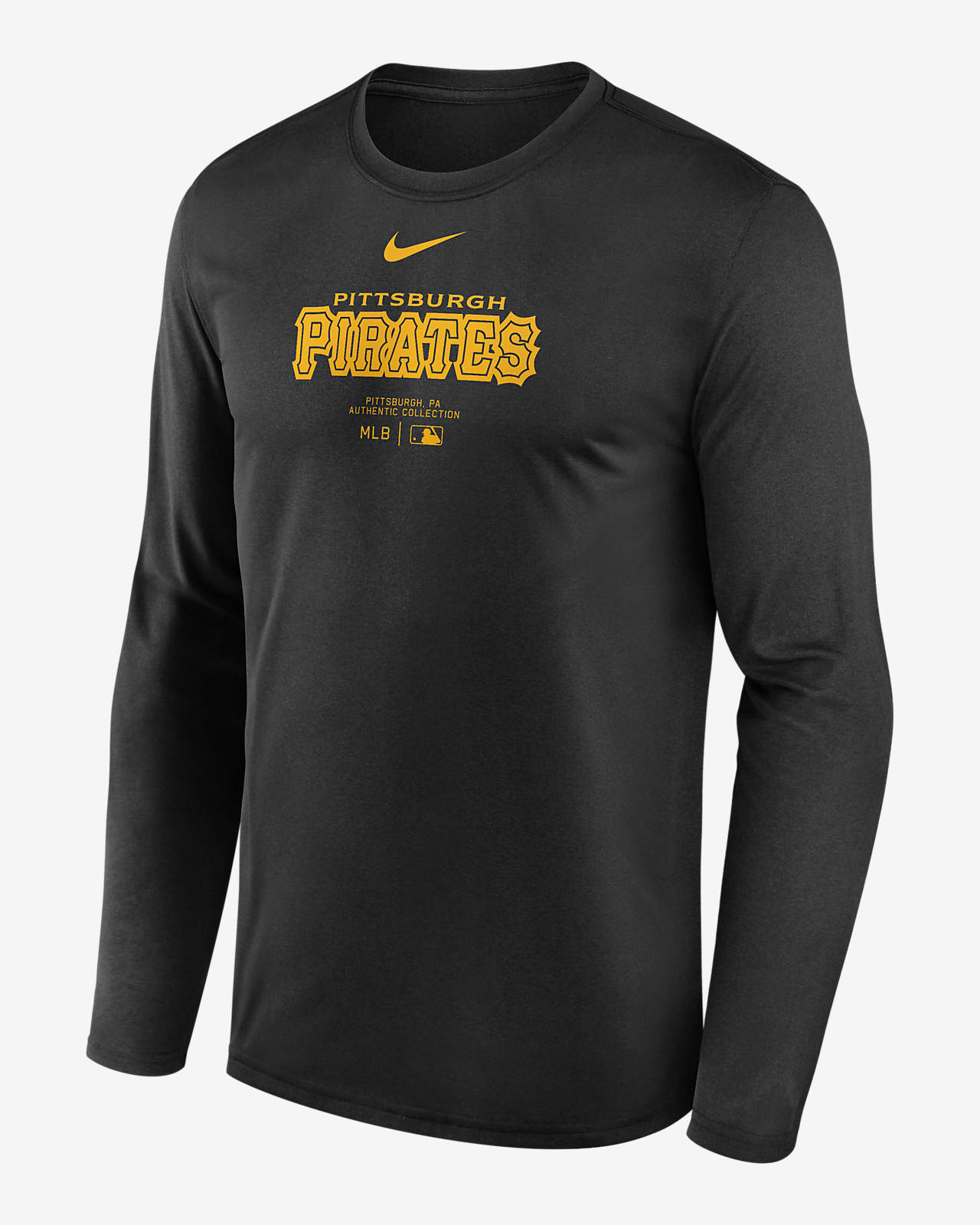 Pittsburgh Pirates Authentic Collection Practice Men's Nike Dri-FIT MLB Long-Sleeve T-Shirt