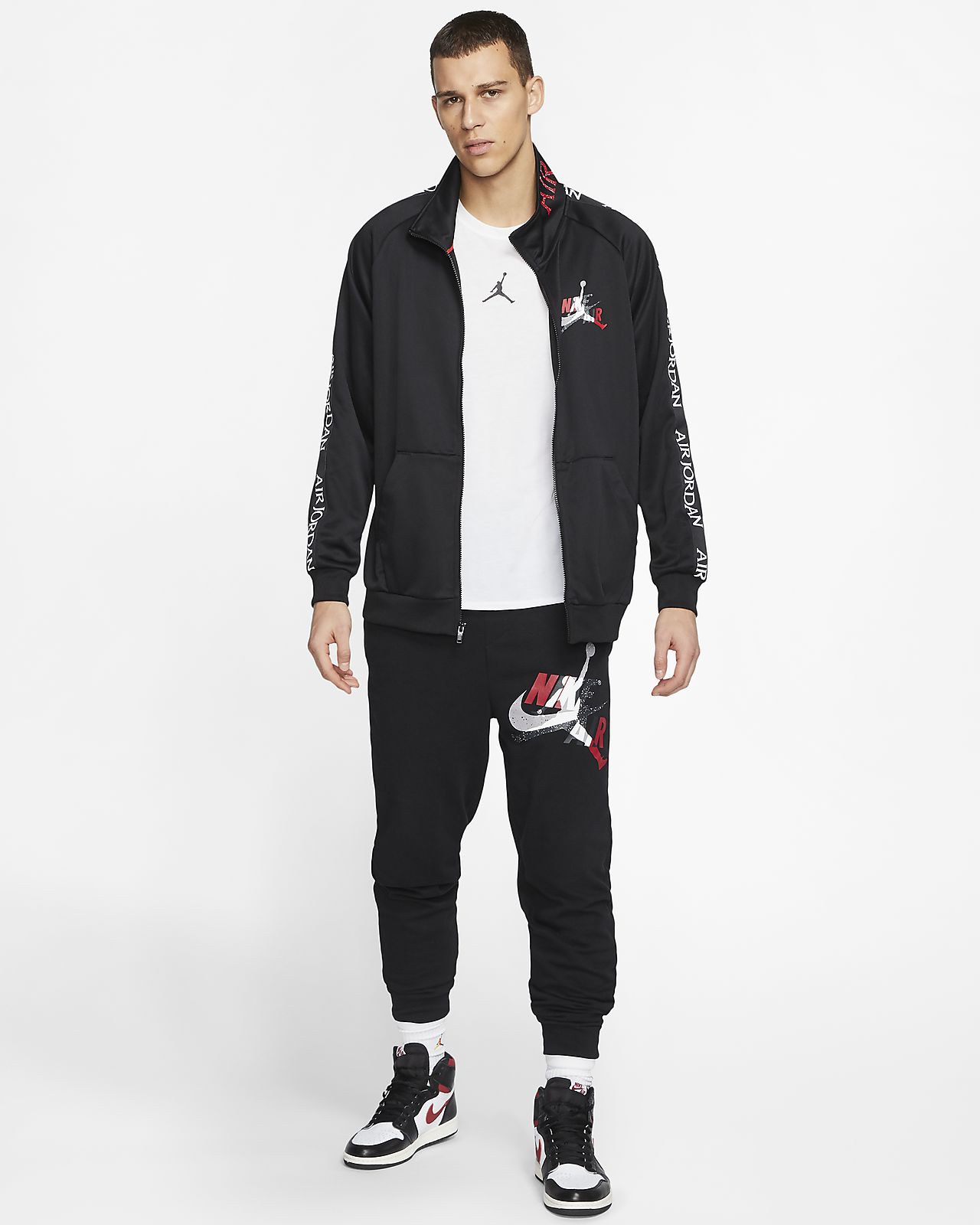Jordan Jumpman Classics tricotjakke til opvarmning til mænd Jordan Jumpman Classics tricotjakke til opvarmning til mænd