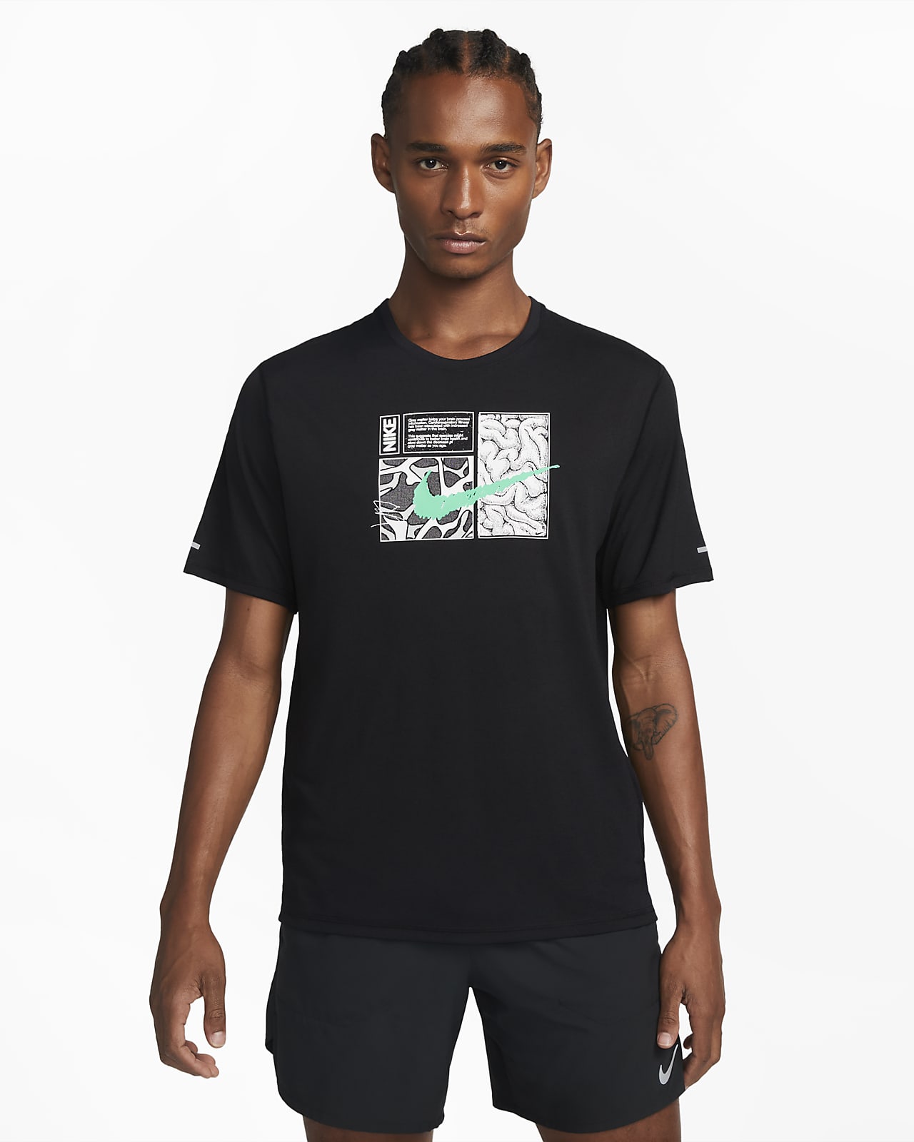 Nike Dri-FIT Miler D.Y.E. Camiseta de running de manga corta - Hombre