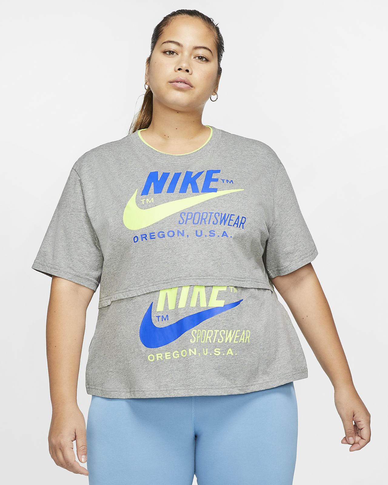 nike sportswear short sleeve top