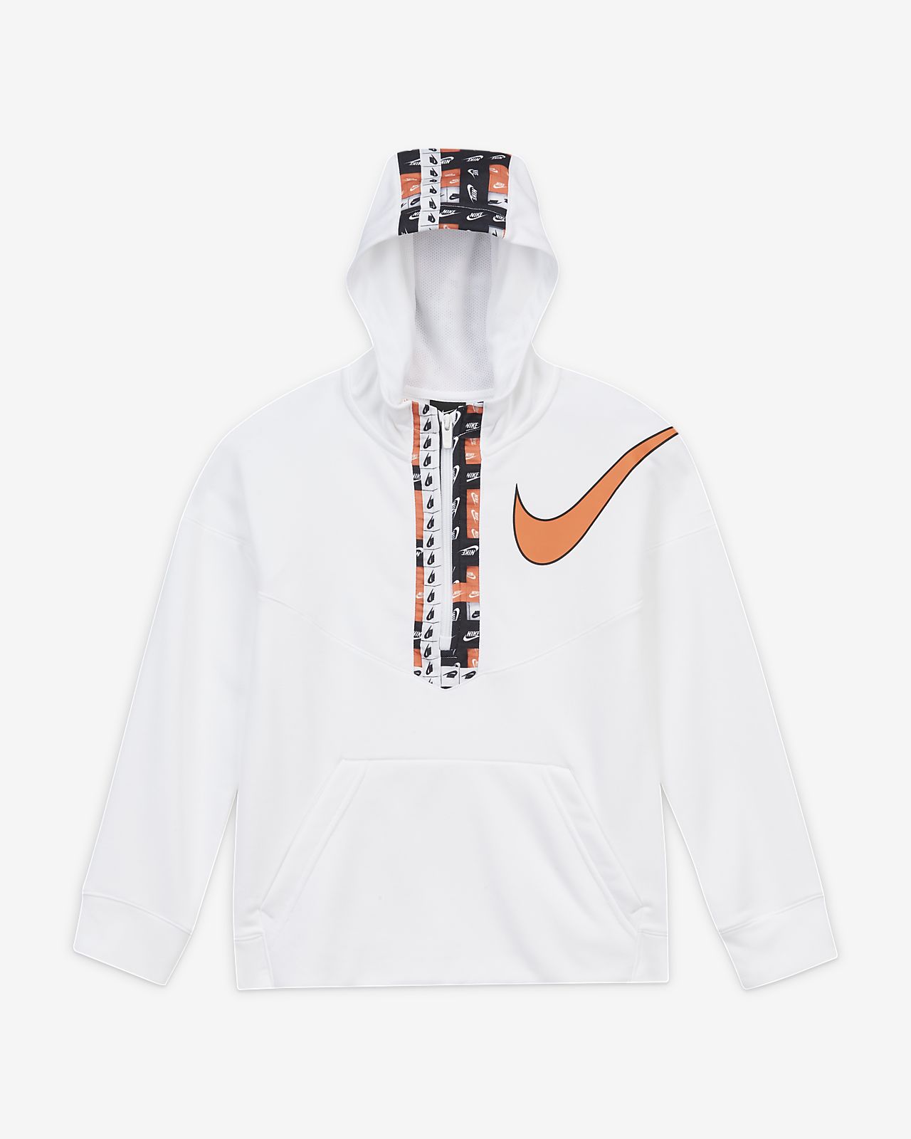 nike training half zip