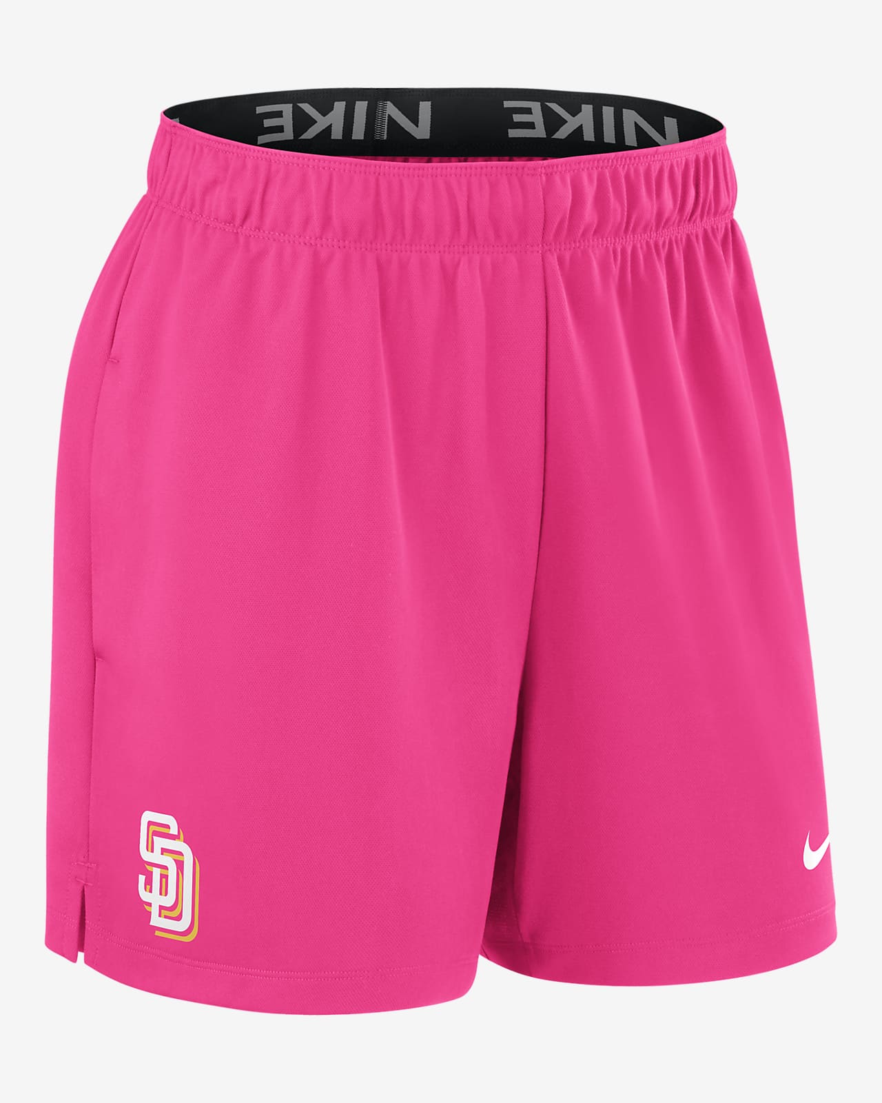 Shorts Nike Dri-FIT de la MLB para mujer San Diego Padres Authentic Collection City Connect