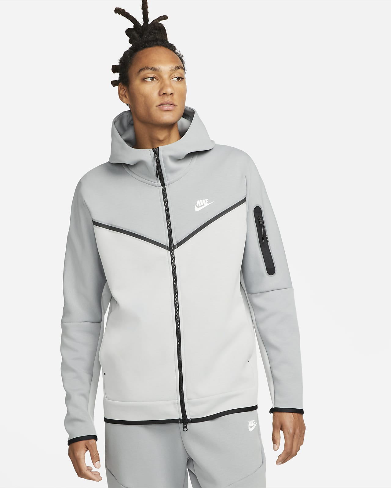Sweat à capuche à zip Nike Sportswear Tech Fleece pour Homme