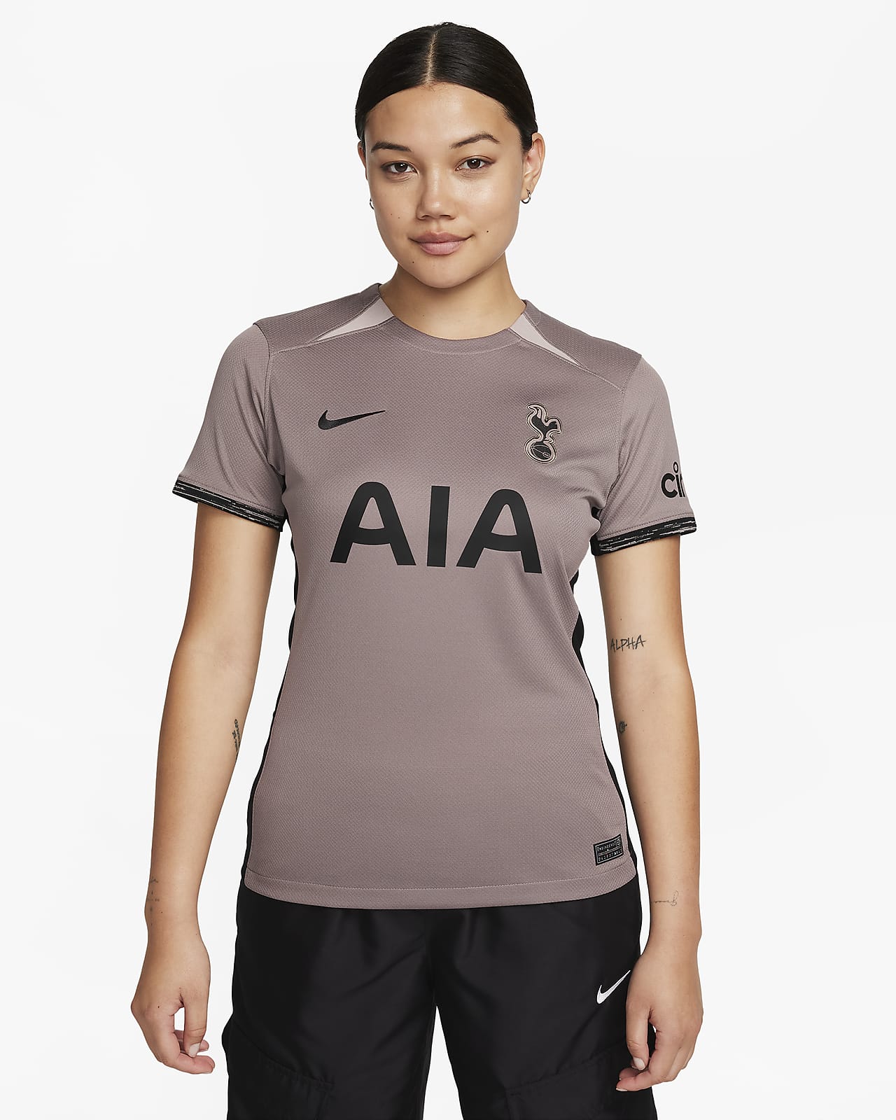 Camisola de futebol Nike Dri-FIT do terceiro equipamento Stadium Tottenham Hotspur 2023/24 para mulher