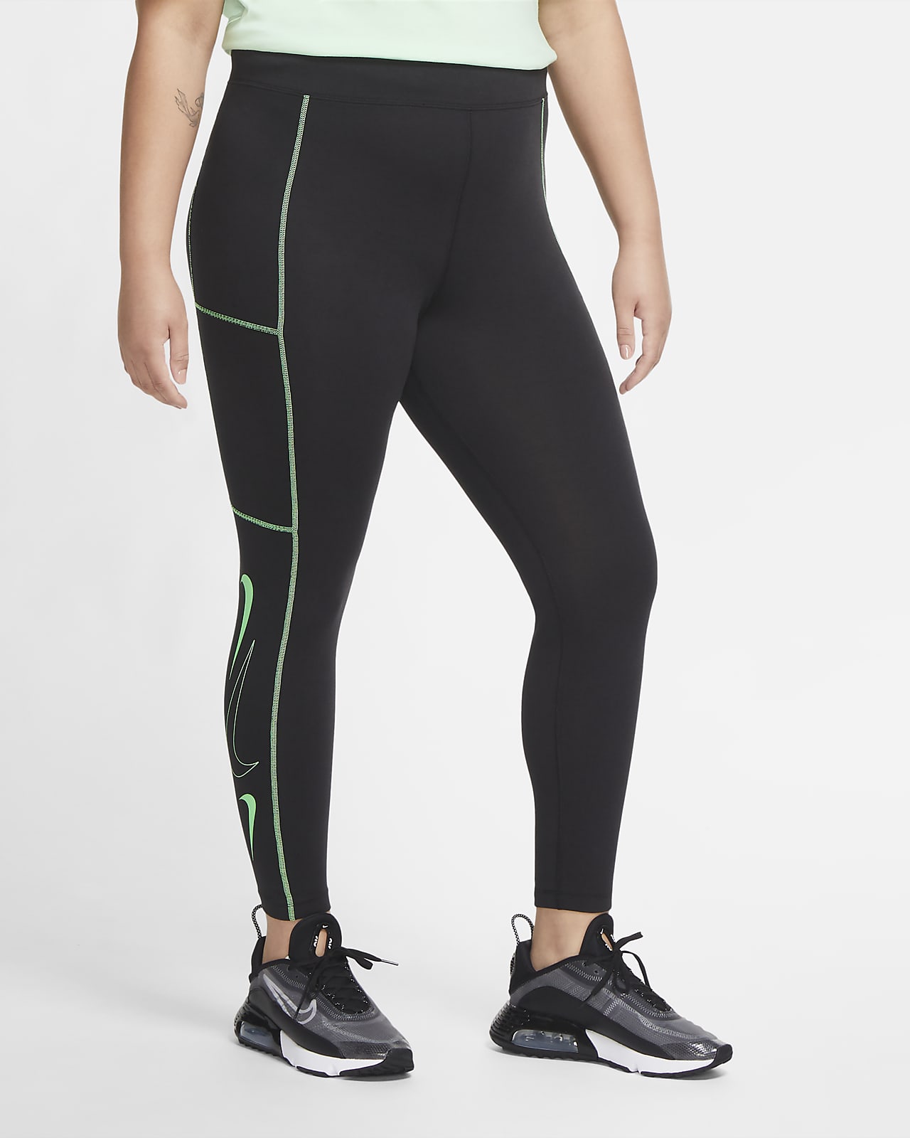 Legging taille haute Nike Sportswear Swoosh pour Femme ...