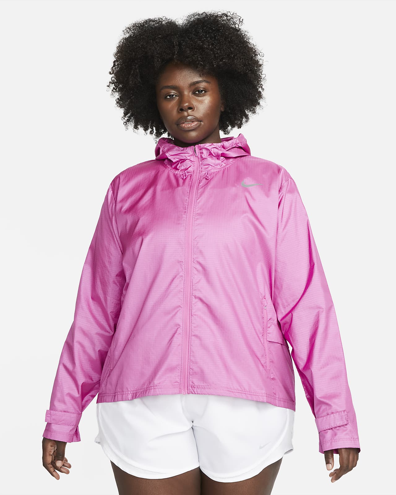 Nike Essential Kadın Koşu Ceketi (Büyük Beden)