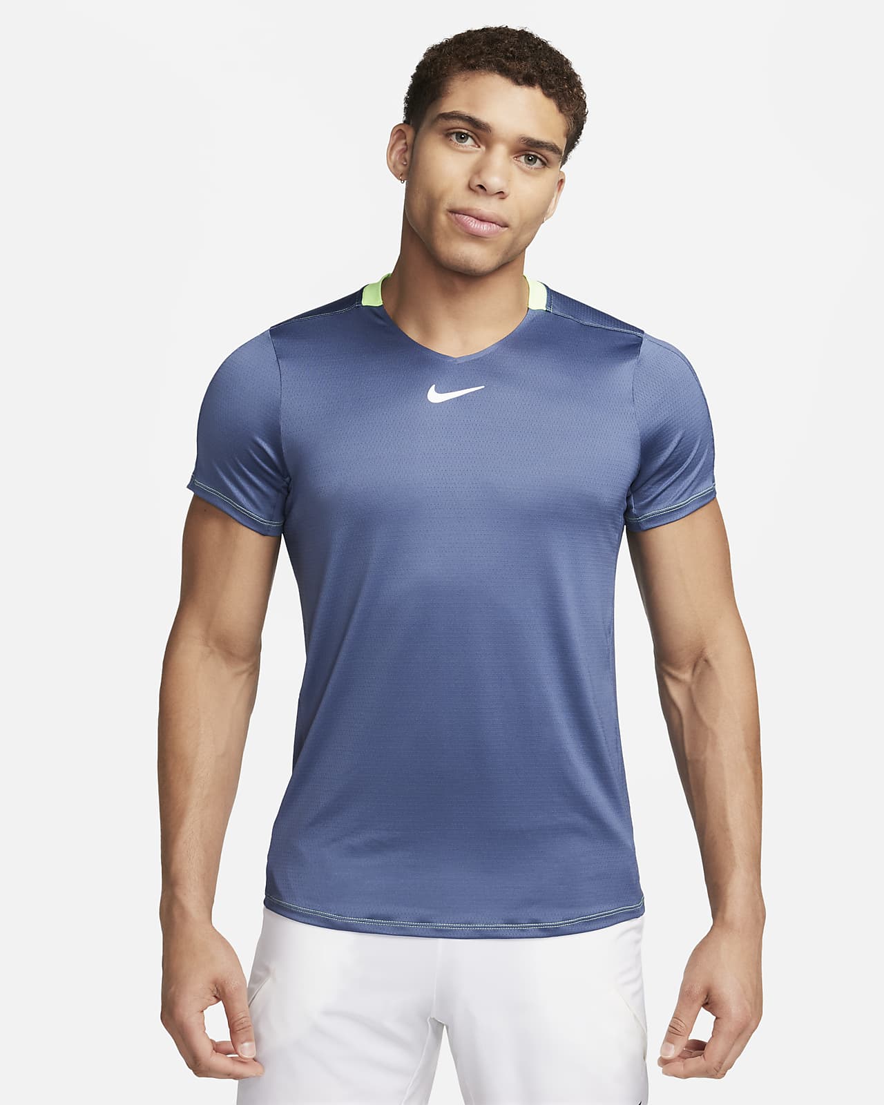 NikeCourt Dri-FIT Advantage-tennistrøje til mænd