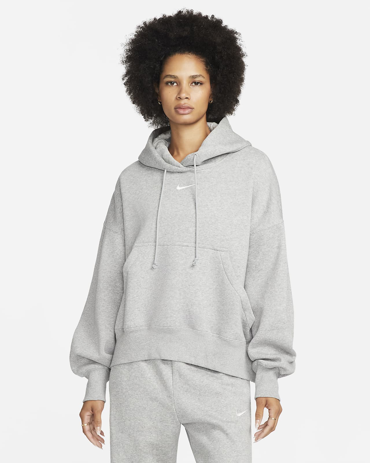 Hoodie pullover extremamente folgado Nike Sportswear Phoenix Fleece para mulher