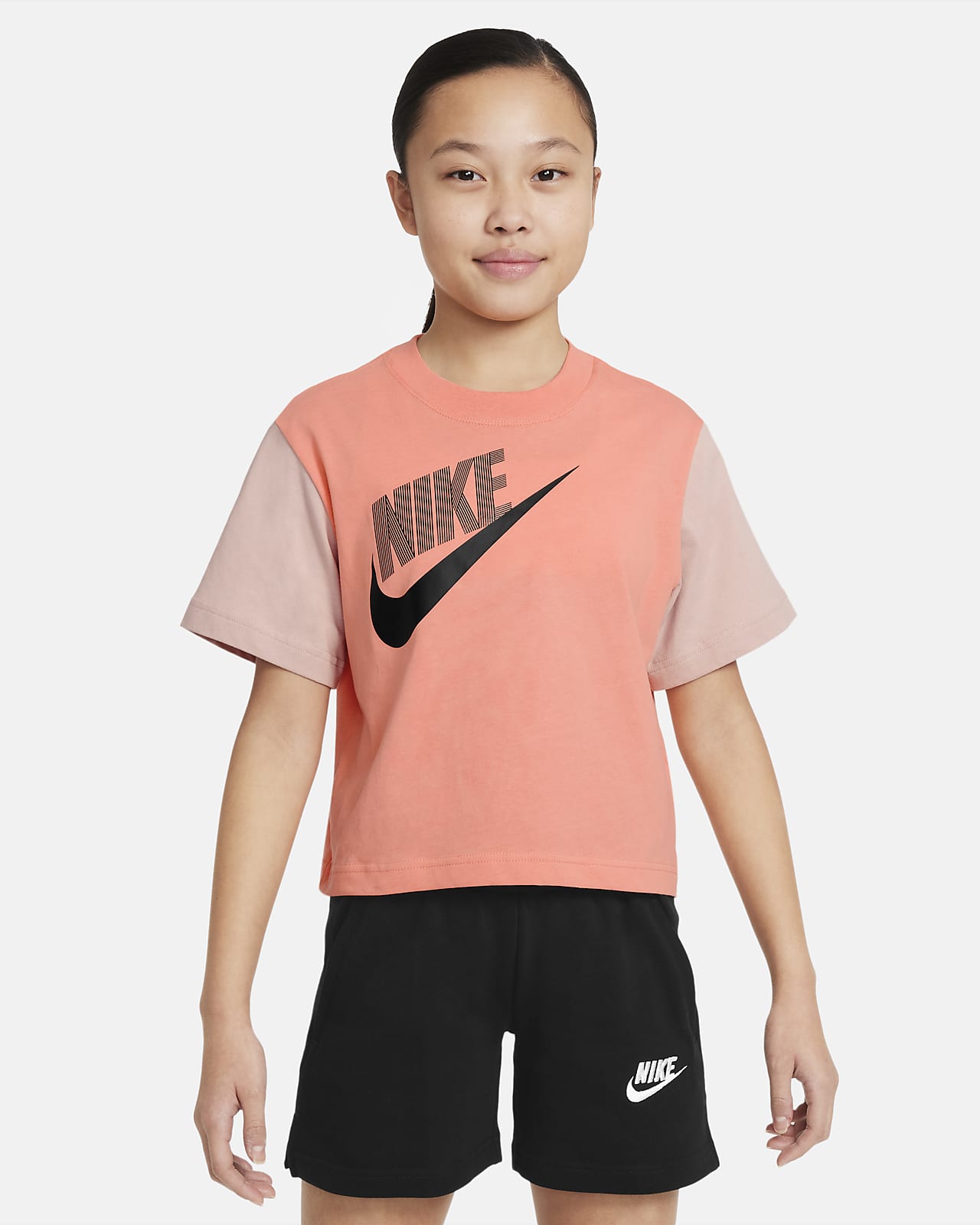 Nike Sportswear Essential Lockeres Tanz-T-Shirt für ältere Kinder (Mädchen)