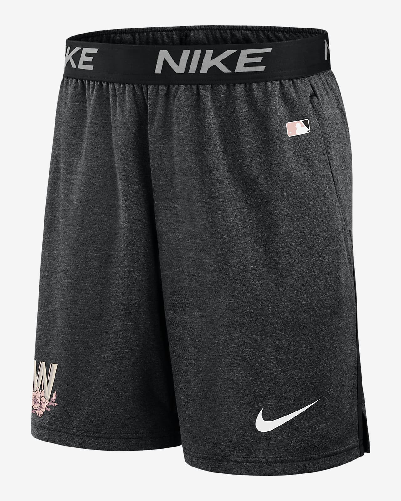 Shorts de la MLB Nike Dri-FIT para hombre Washington Nationals City Connect Practice