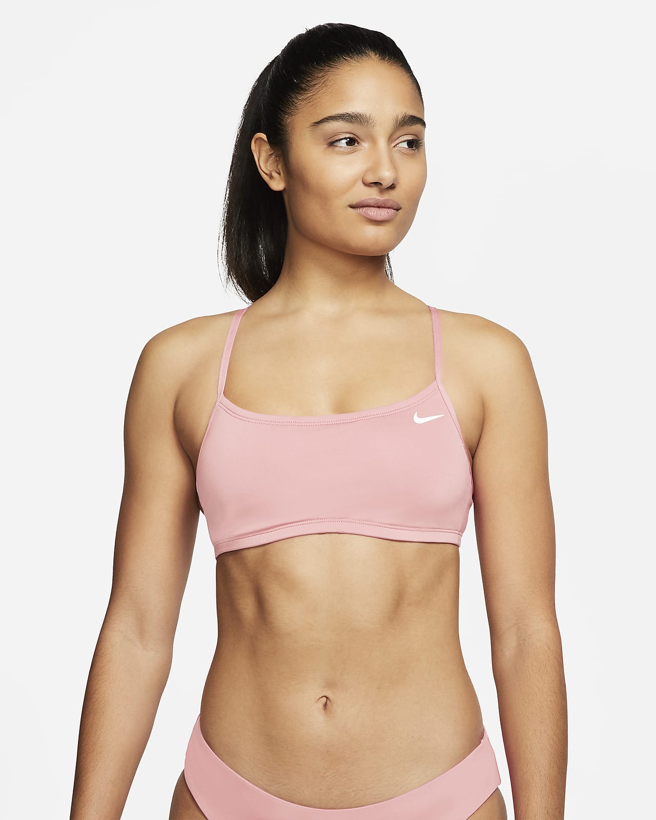 Nike Essential-bikinioverdel med bryderryg