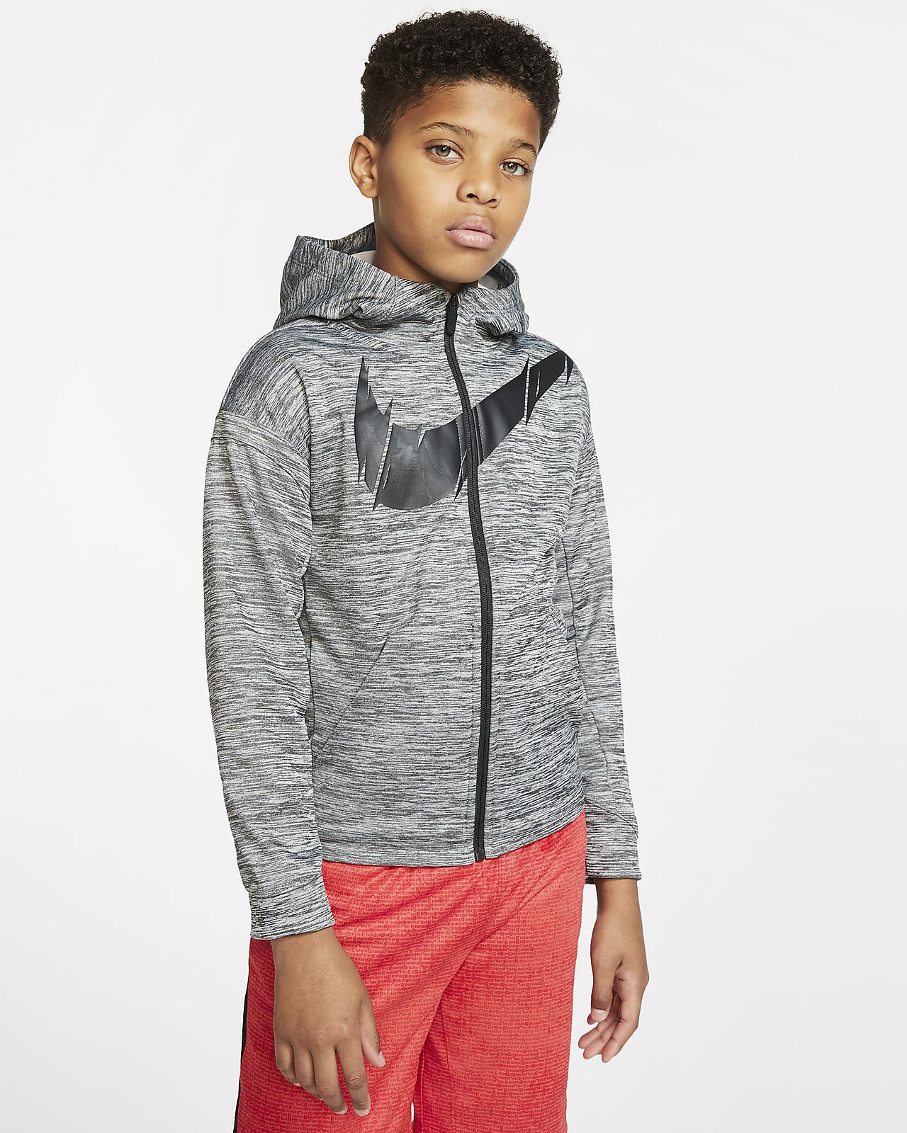 nike therma zip training hoodie