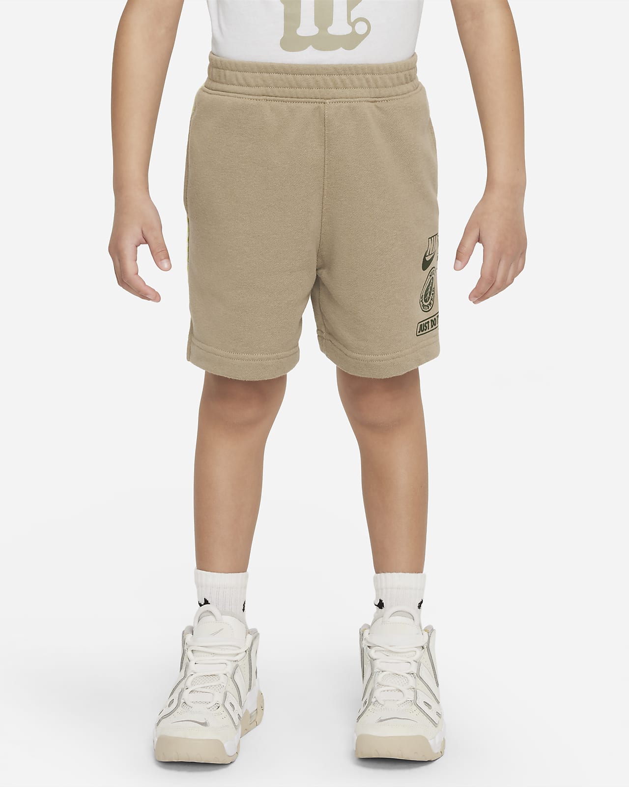 Nike Sportswear "Leave No Trace" French Terry Taping Shorts Little Kids' Shorts