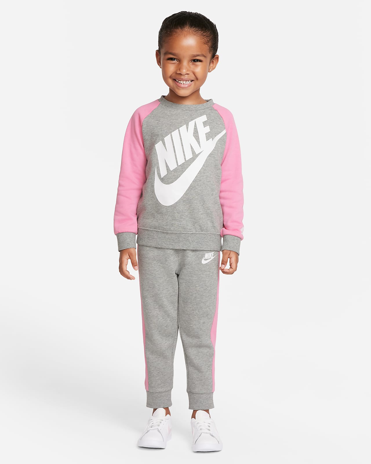 Nike kerek nyakkivágású pulóver és nadrág szett babáknak