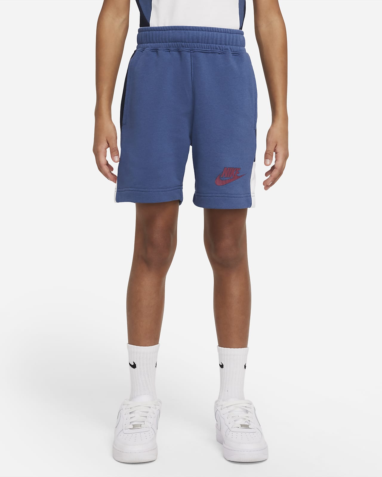 Nike Sportswear Hybrid Shorts aus French-Terry-Material für ältere Kinder (Jungen)