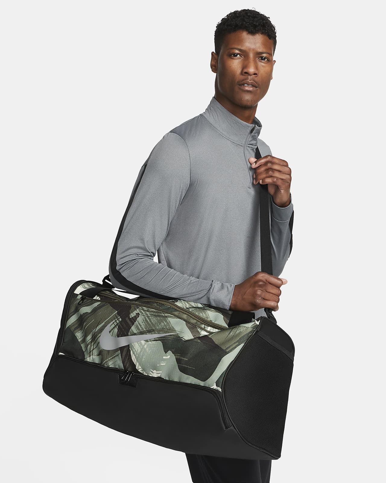 Nike Brasilia 9.5 Printed Training Duffel Bag (Medium, 60L)