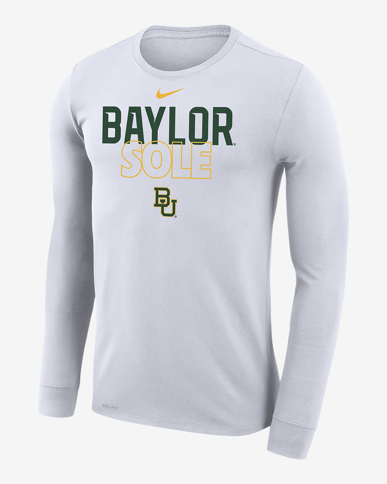 Baylor Legend Men's Nike Dri-FIT College Long-Sleeve T-Shirt