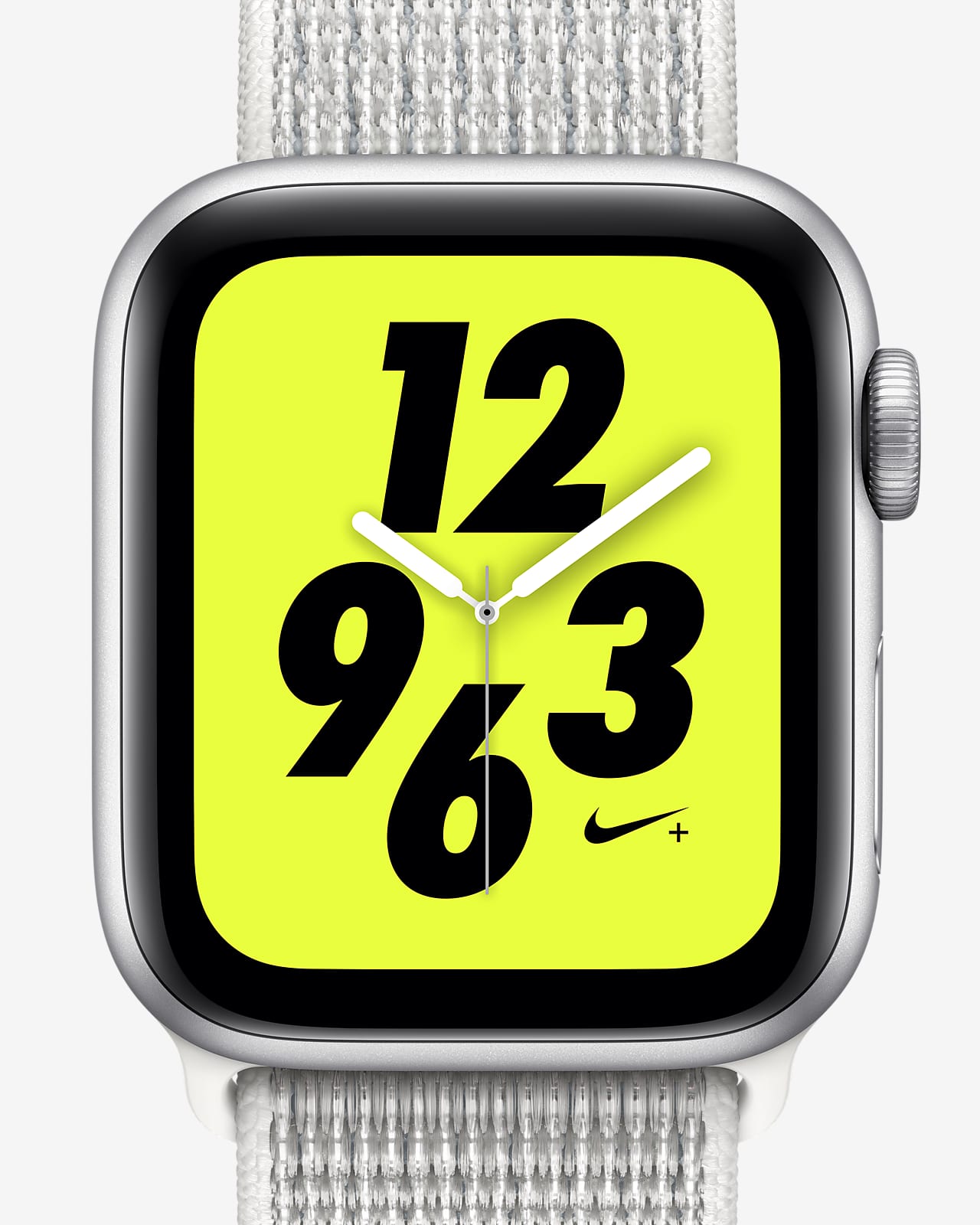 Apple Watch Nike+ Series 4 (GPS + Cellular) met geweven sportbandje van Nike Open Box Sporthorloge van 40 mm