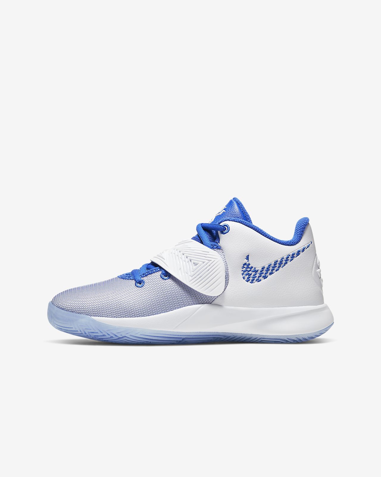 kyrie flytrap 3 blue and white