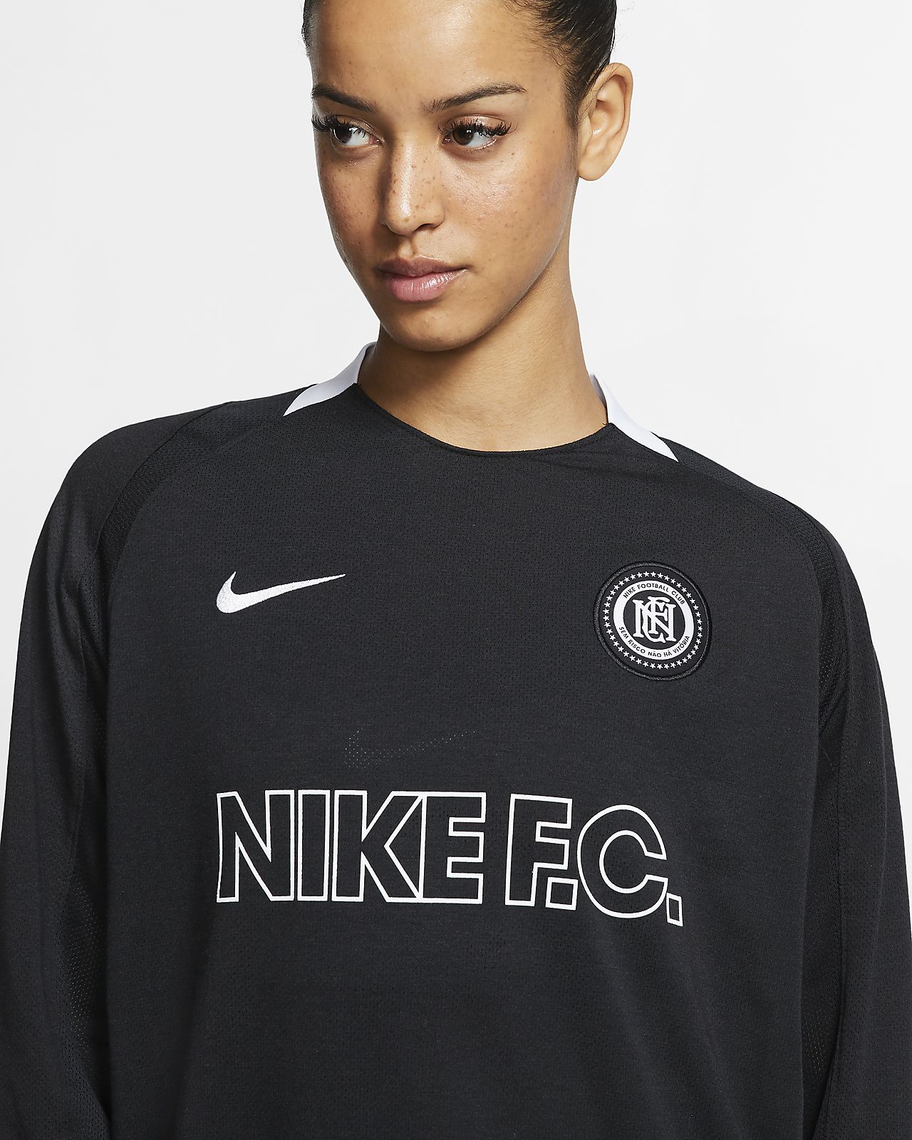 t shirt manche longue nike fc