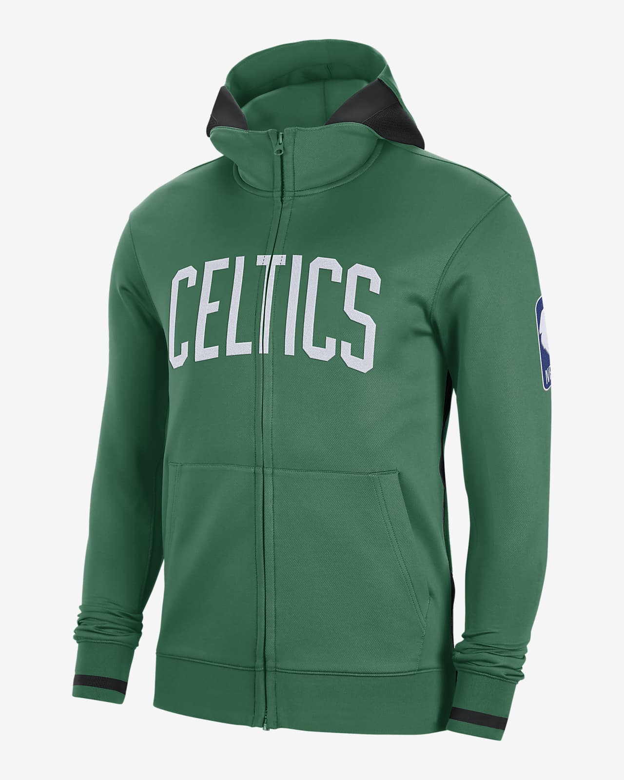 Sweat à capuche et zip Nike Dri-FIT NBA Boston Celtics Showtime pour Homme