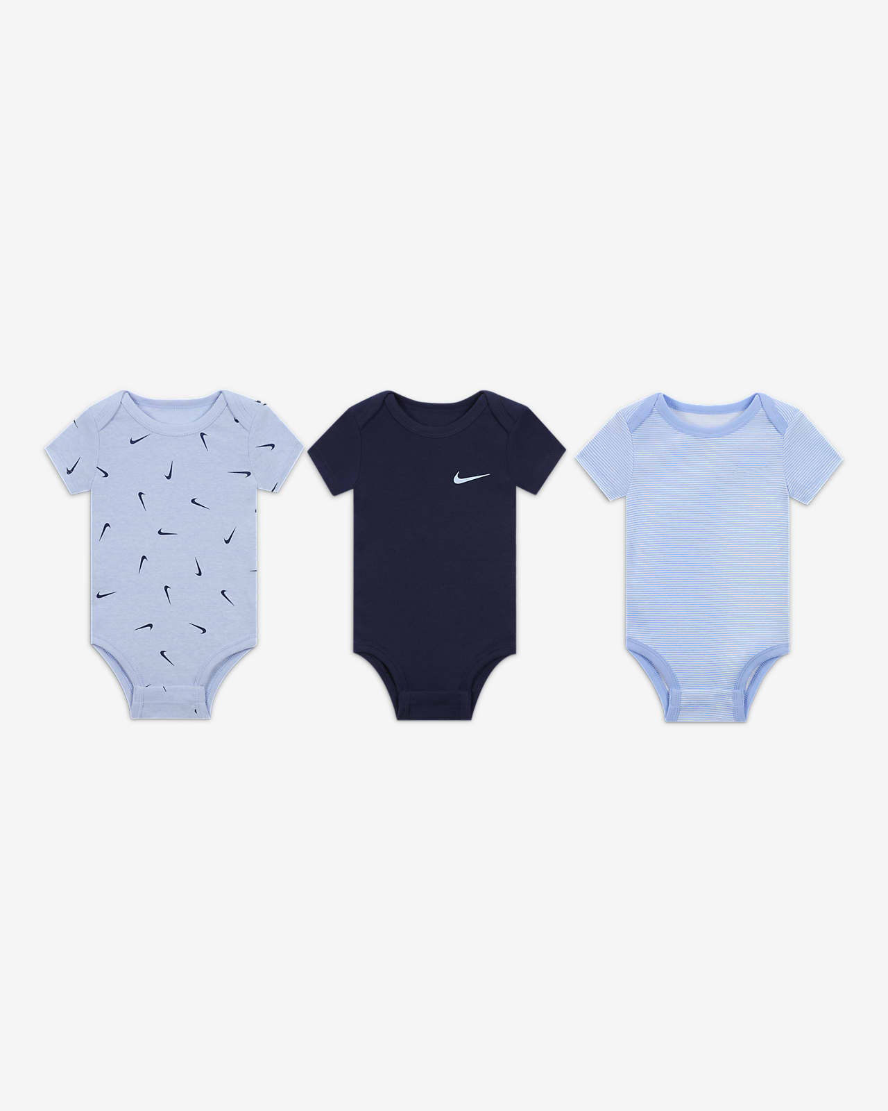 Nike Baby Essentials Bodys für Babys (0–9 M) im 3er-Pack