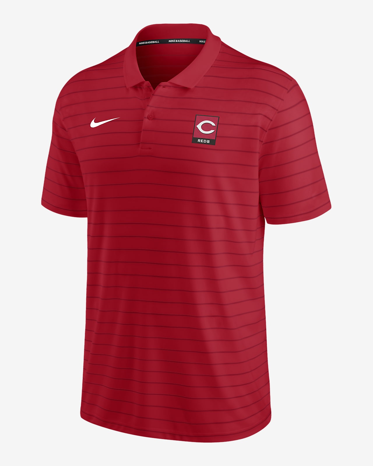 Polo para hombre Nike Dri-FIT Striped (MLB Cincinnati Reds)