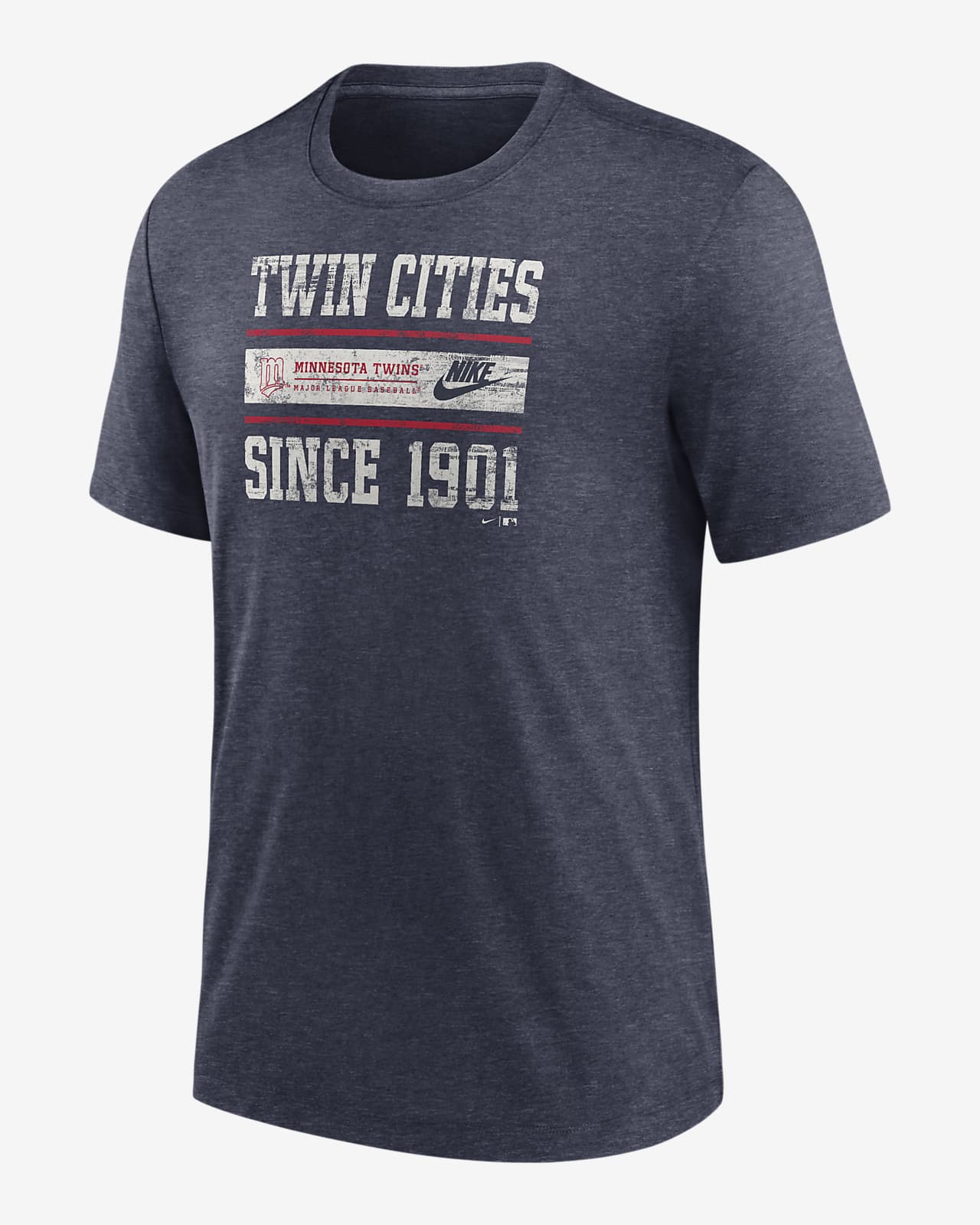 Minnesota Twins Cooperstown Local Stack Men's Nike MLB T-Shirt