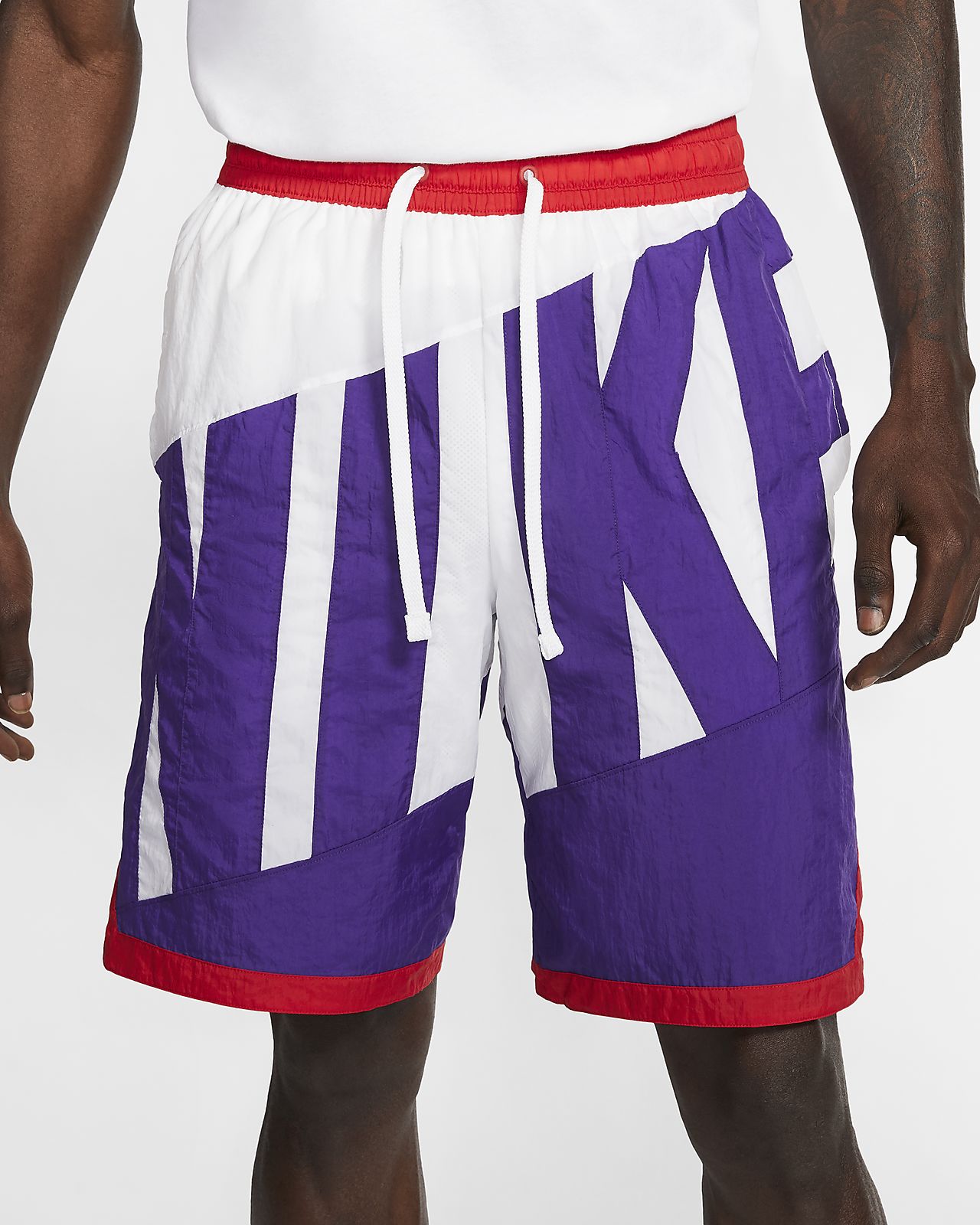nike throwback men's woven tracksuit basketball pants