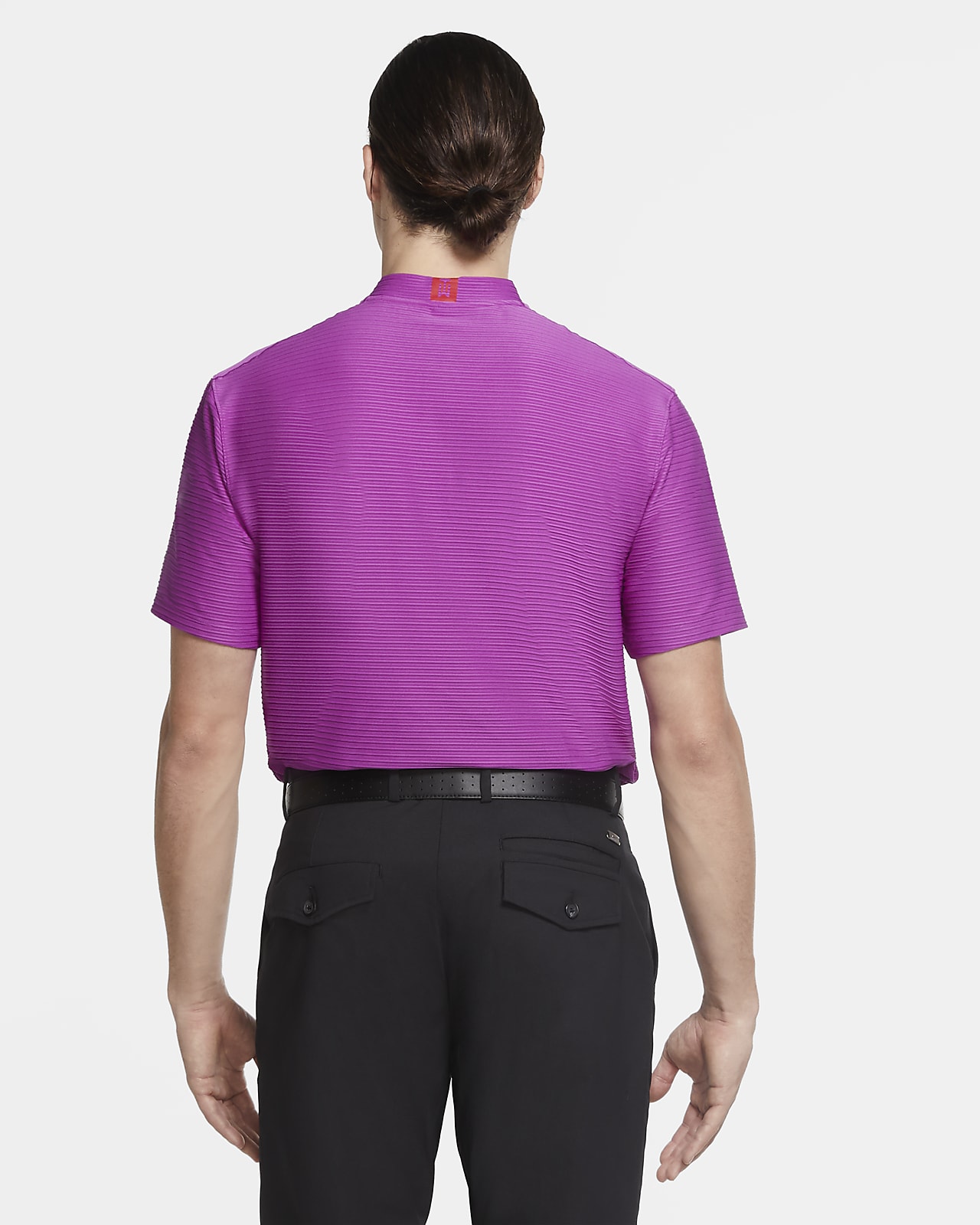 tiger woods lavender shirt