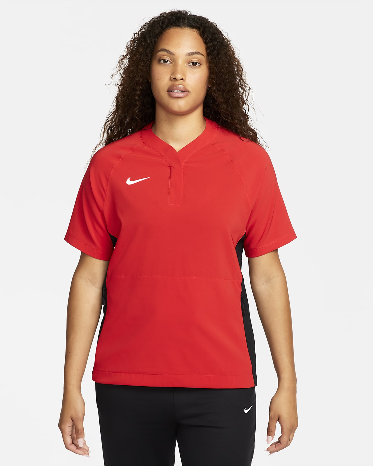 Nike Women's Short-Sleeve Softball Windshirt