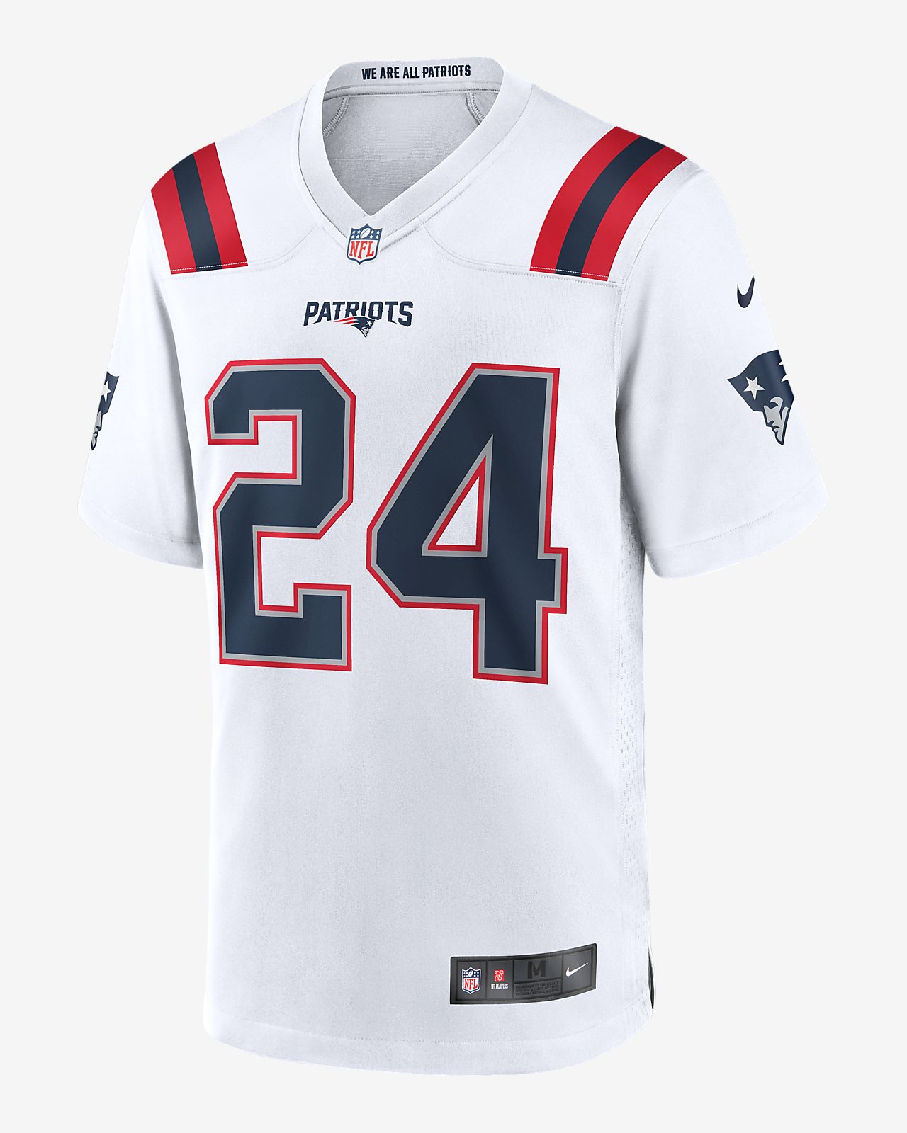 all white patriots jersey