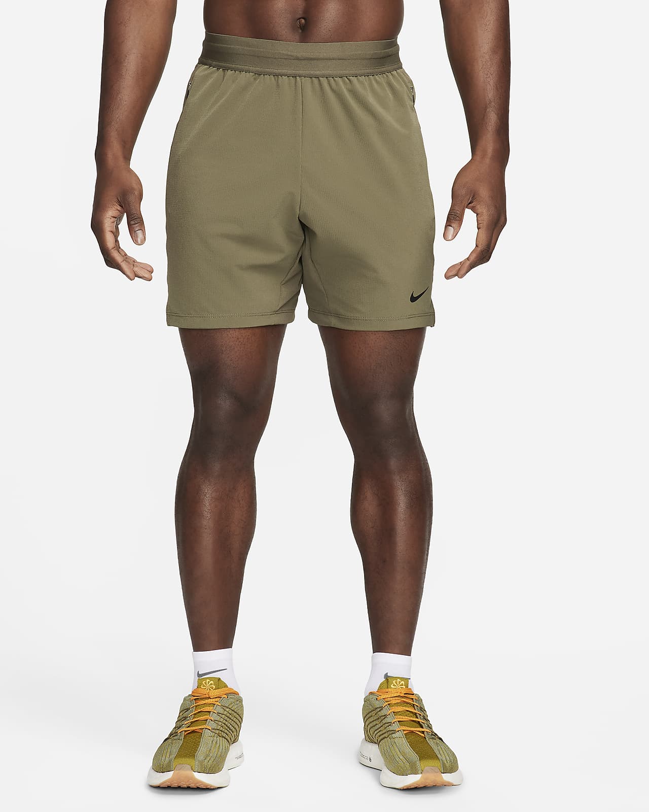 Nike Flex Rep 4.0 Dri-FIT niet-gevoerde fitnessshorts voor heren (18 cm)