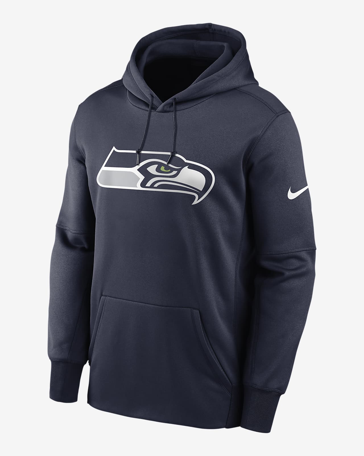 Nike Therma Prime Logo (NFL Seattle Seahawks) Men’s Pullover Hoodie